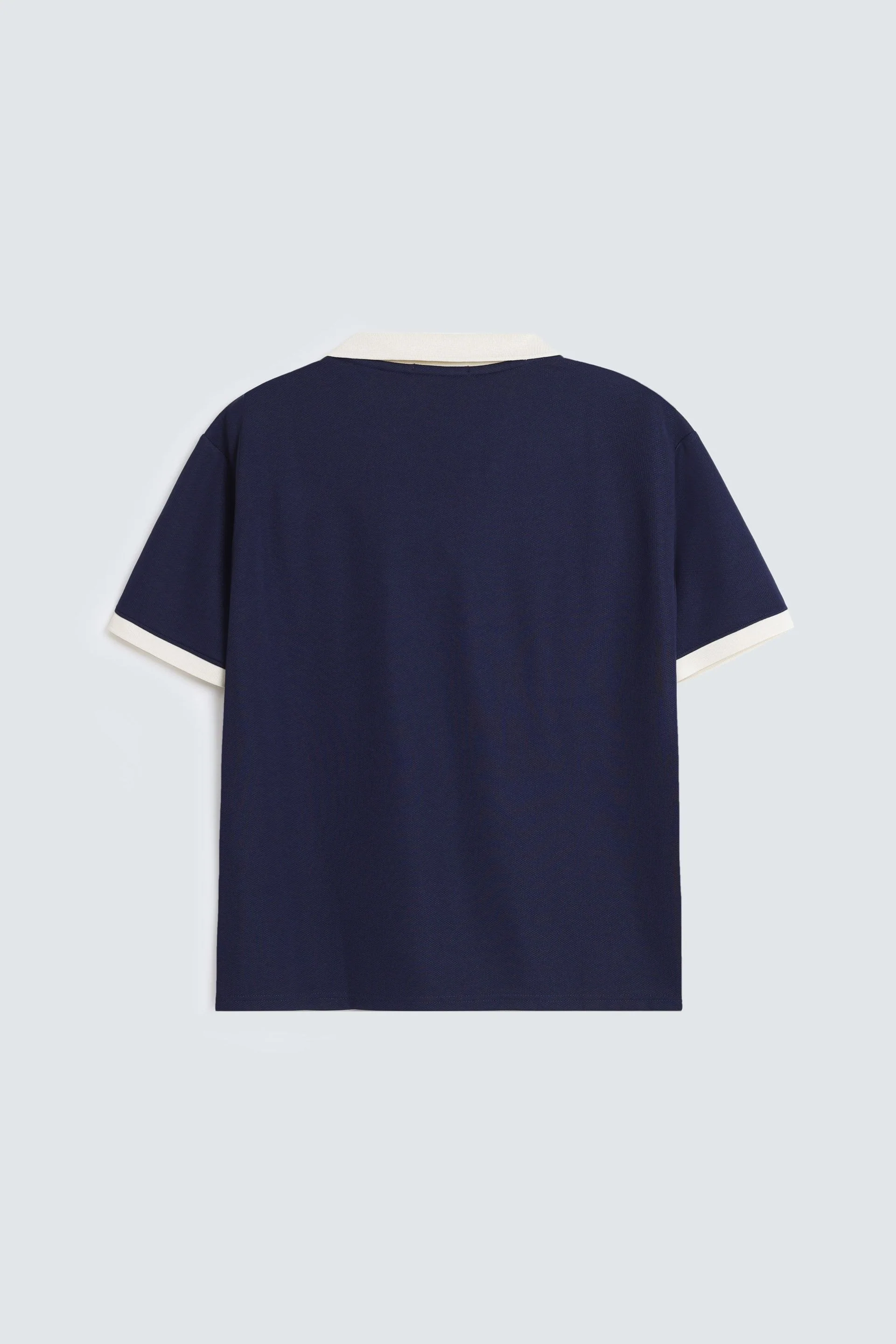 Slogan Print Polo Shirt - Image 7