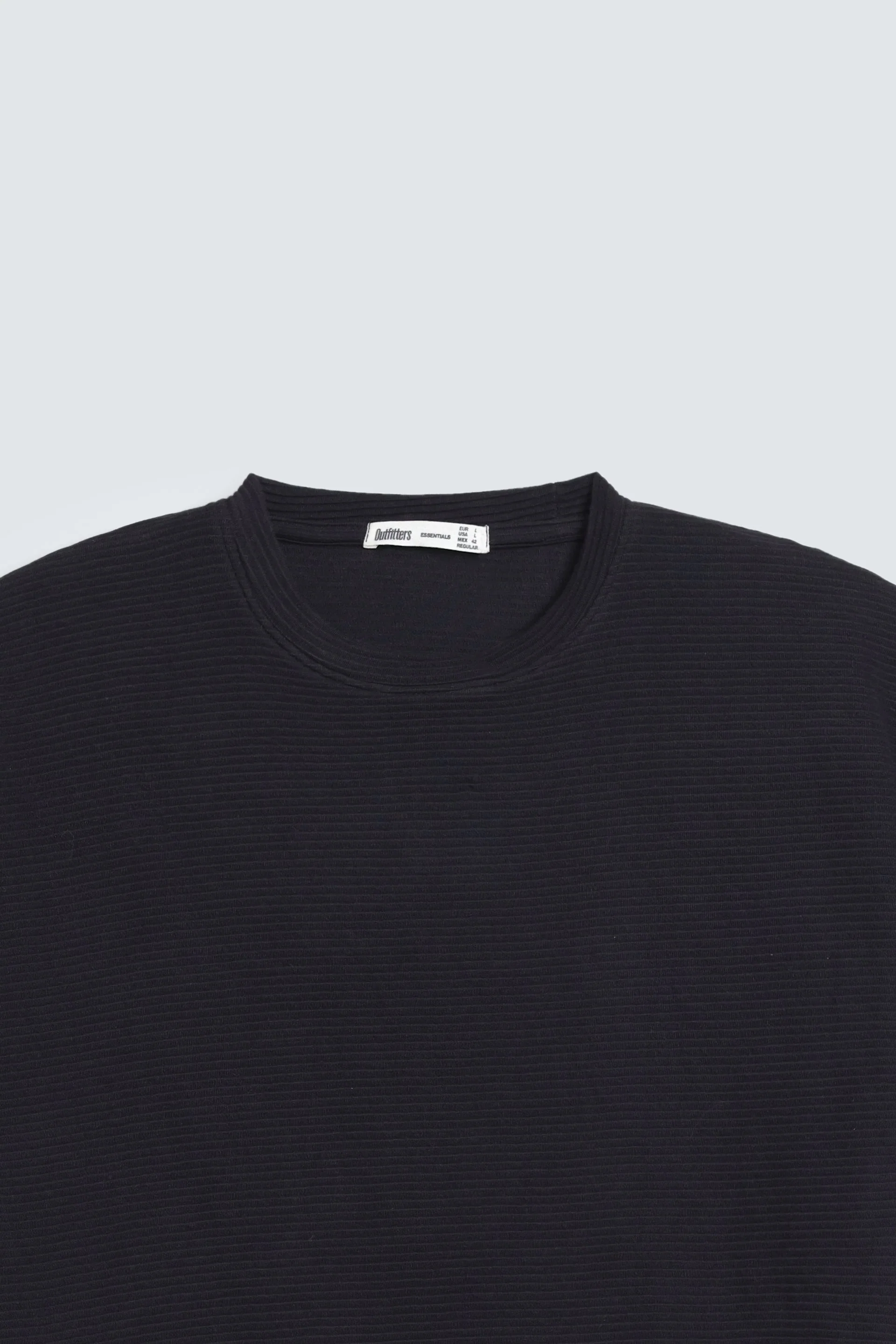 Crew Neck Ottoman T-Shirt - Image 13