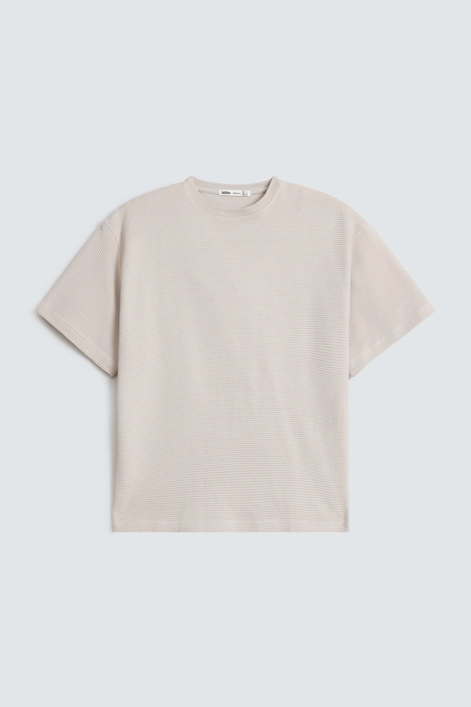 Crew Neck Ottoman T-Shirt - Image 5