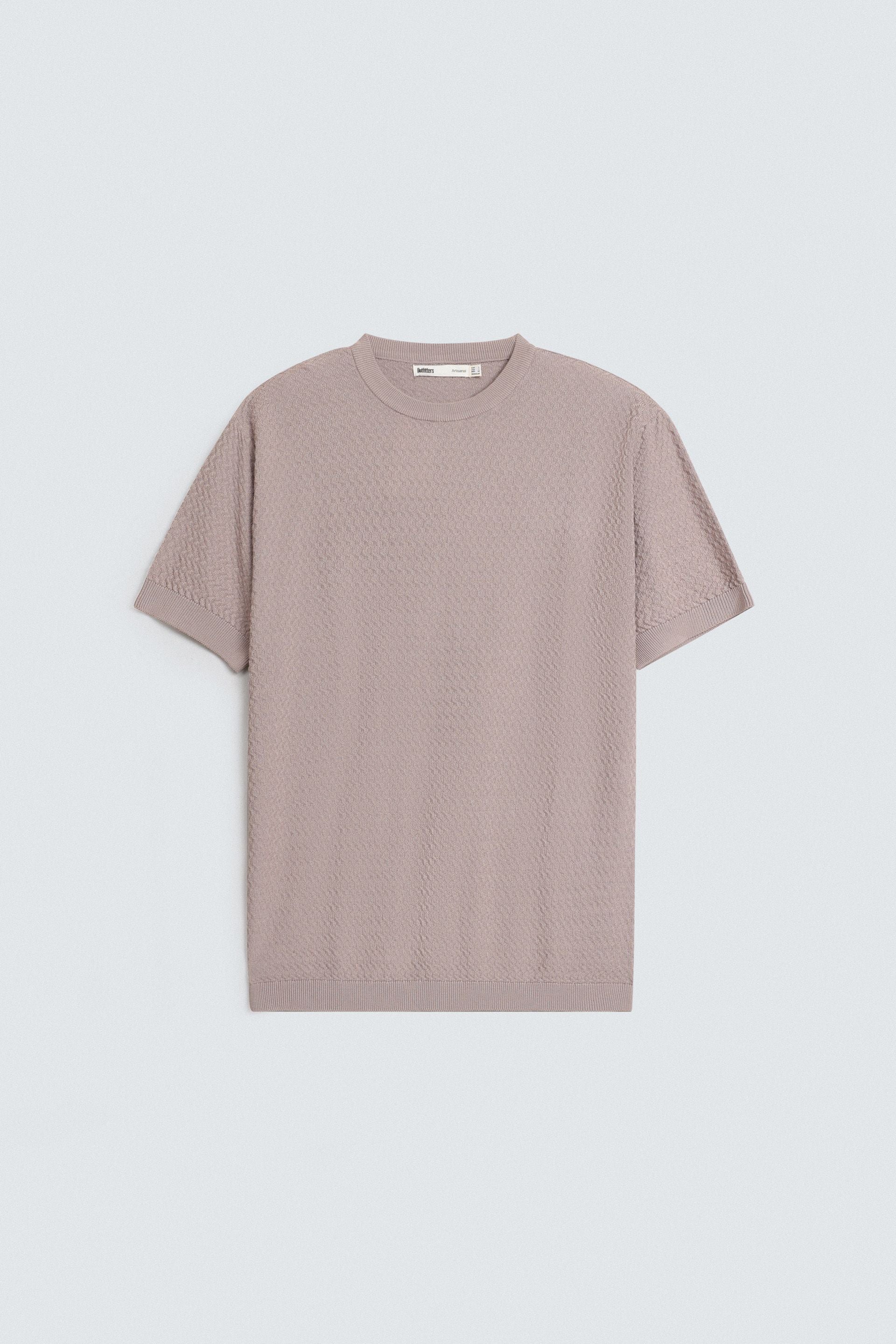 Textured Crew Neck T-Shirt - Image 13