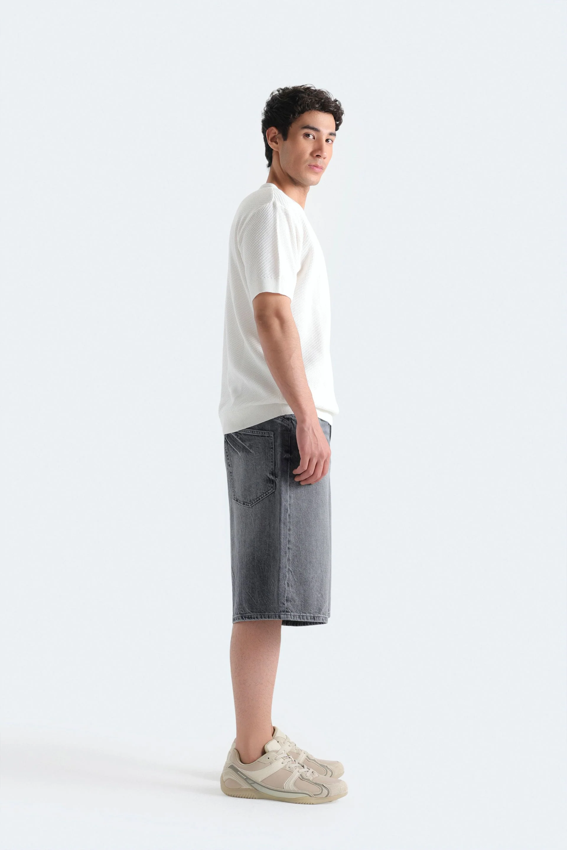 Textured T-Shirt - Image 3