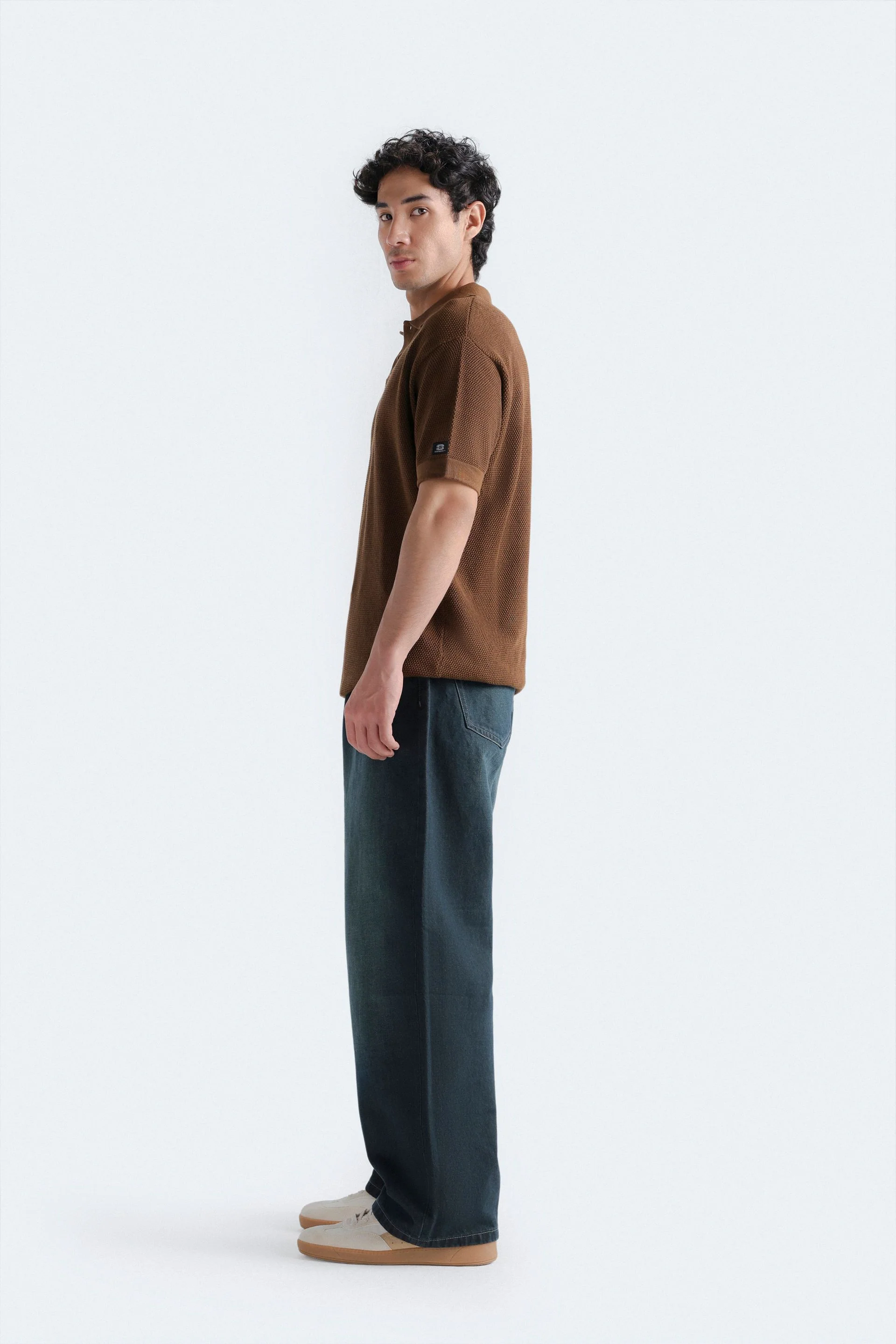 Textured Polo Shirt - Image 10