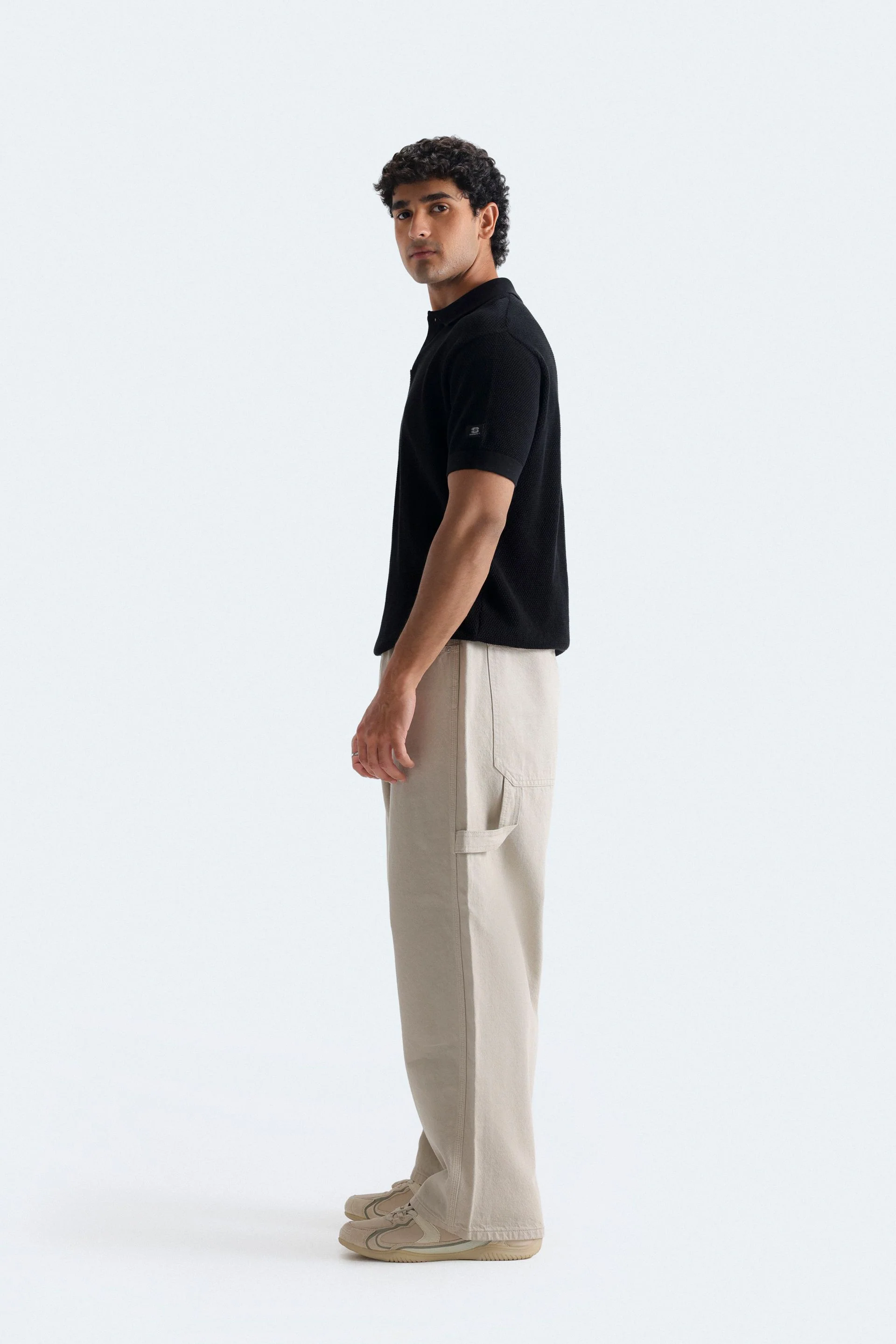 Textured Polo Shirt - Image 21