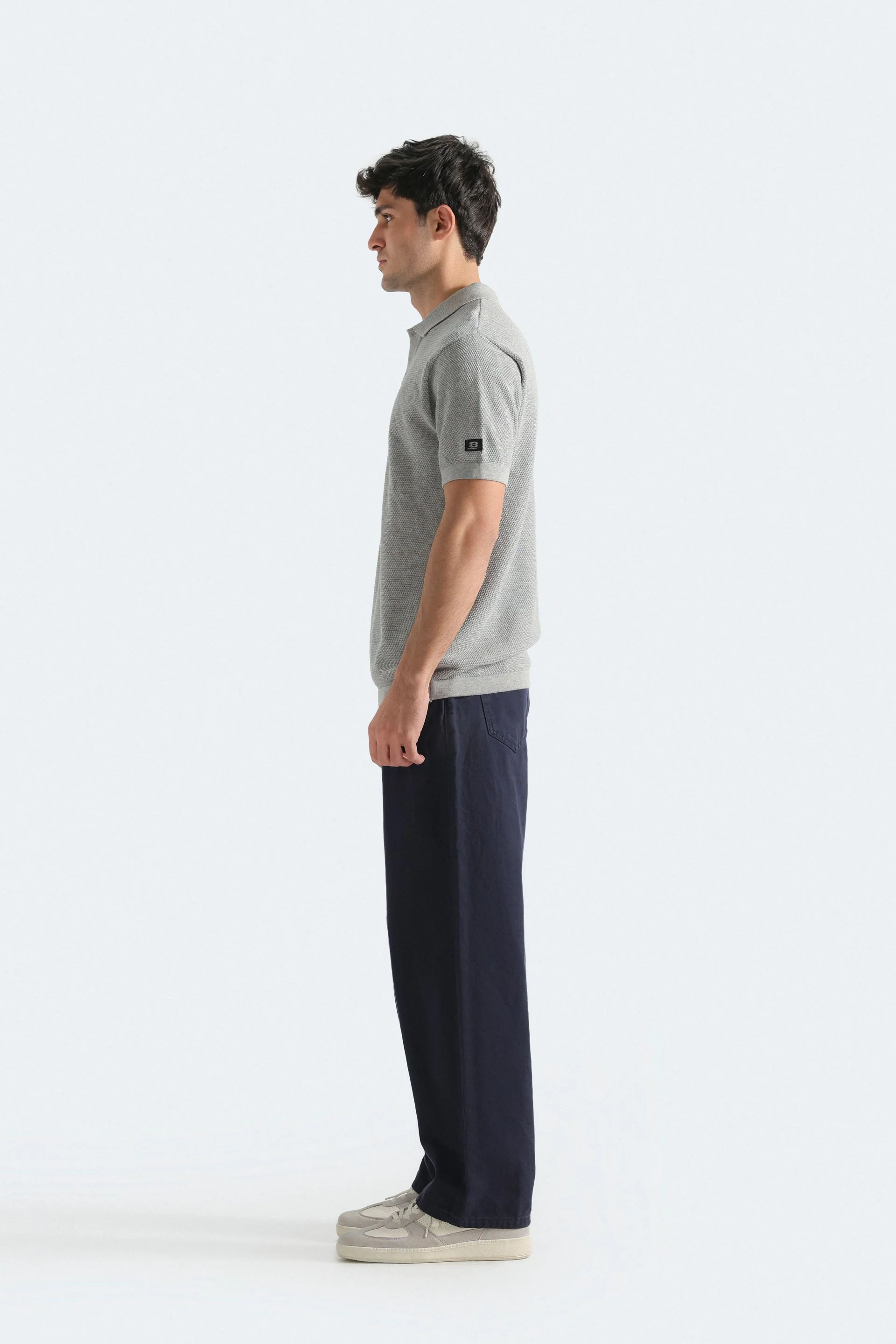 Textured Polo Shirt - Image 3
