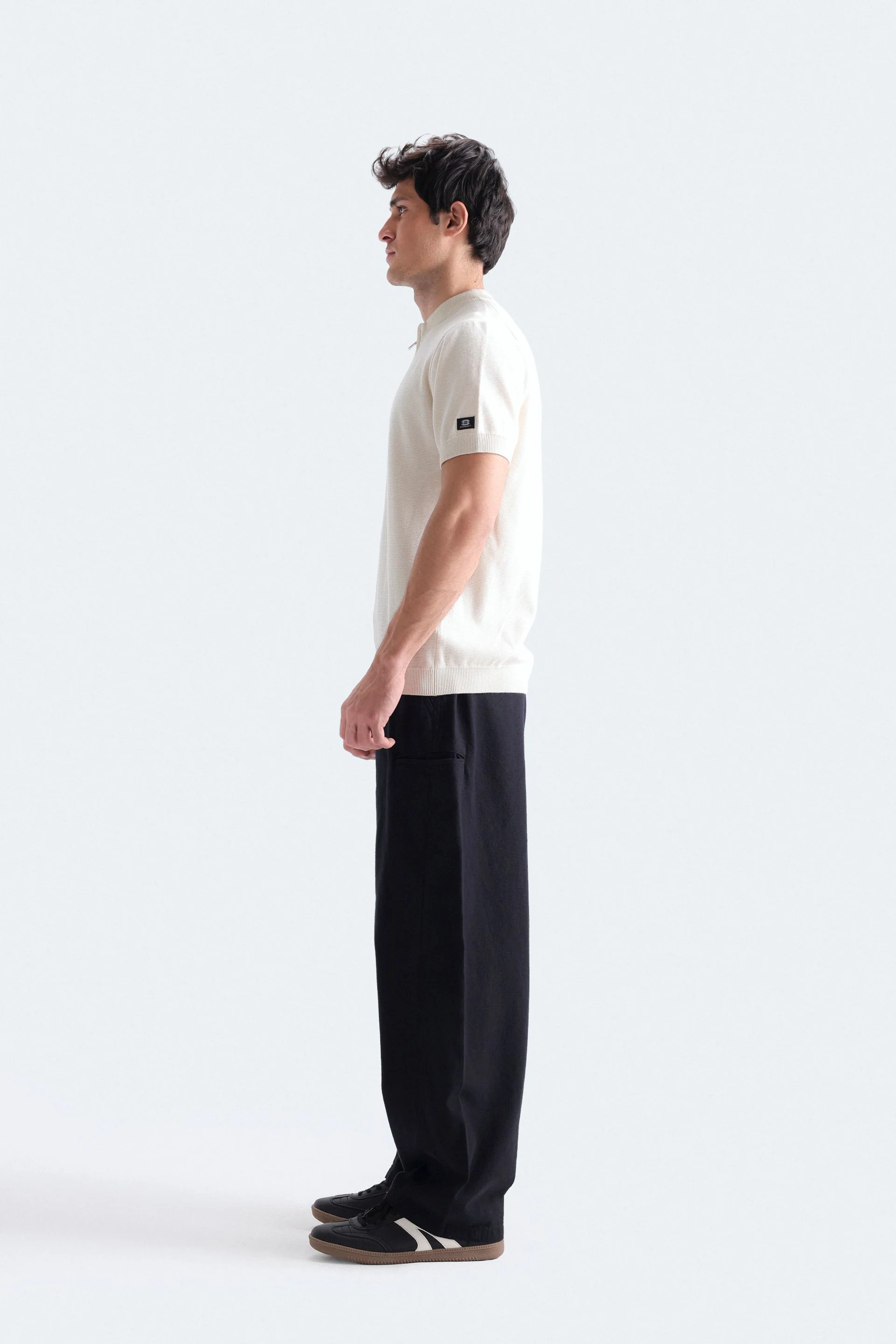 Quarter Zip-Up Polo Shirt - Image 10