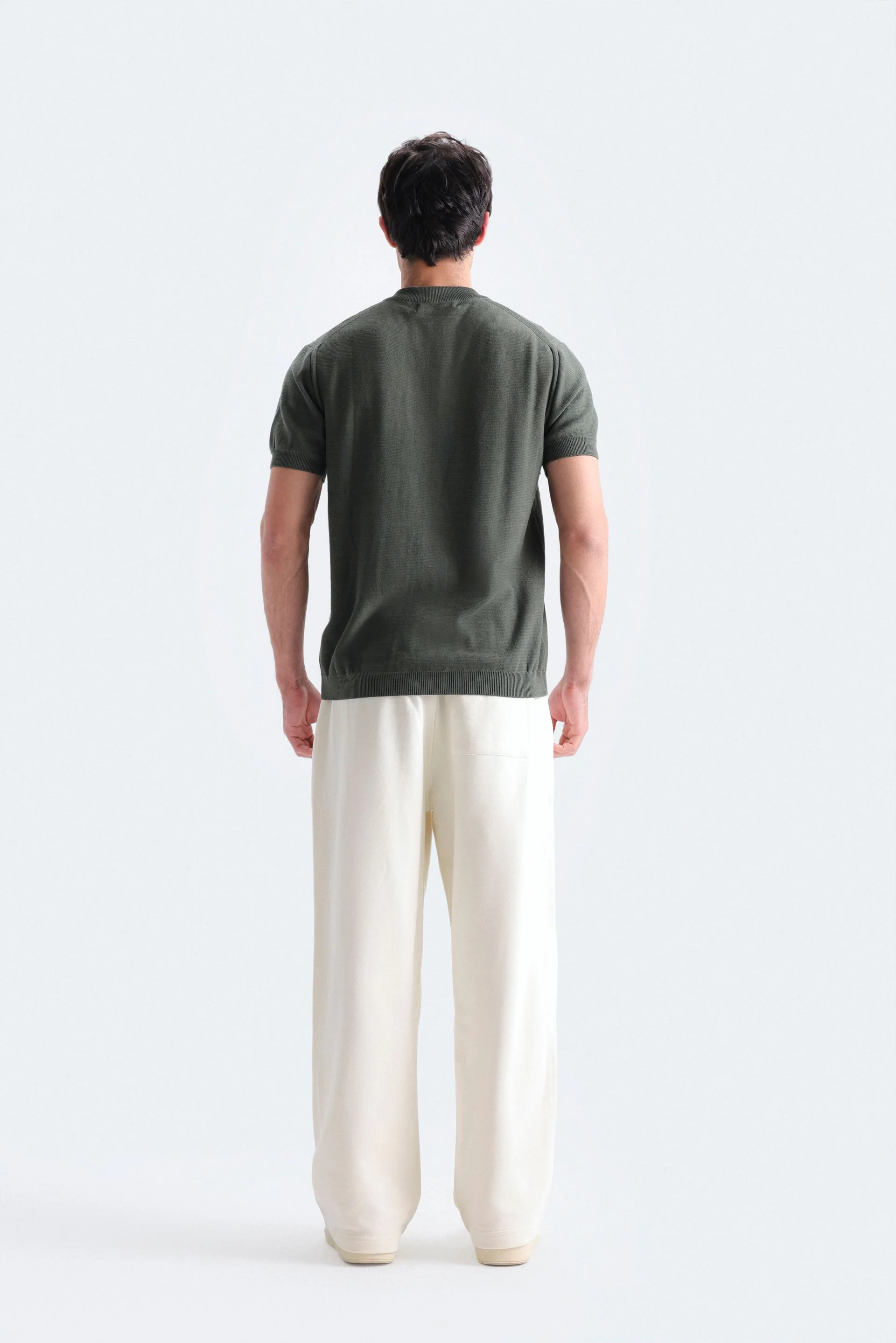 Quarter Zip-Up Polo Shirt - Image 4