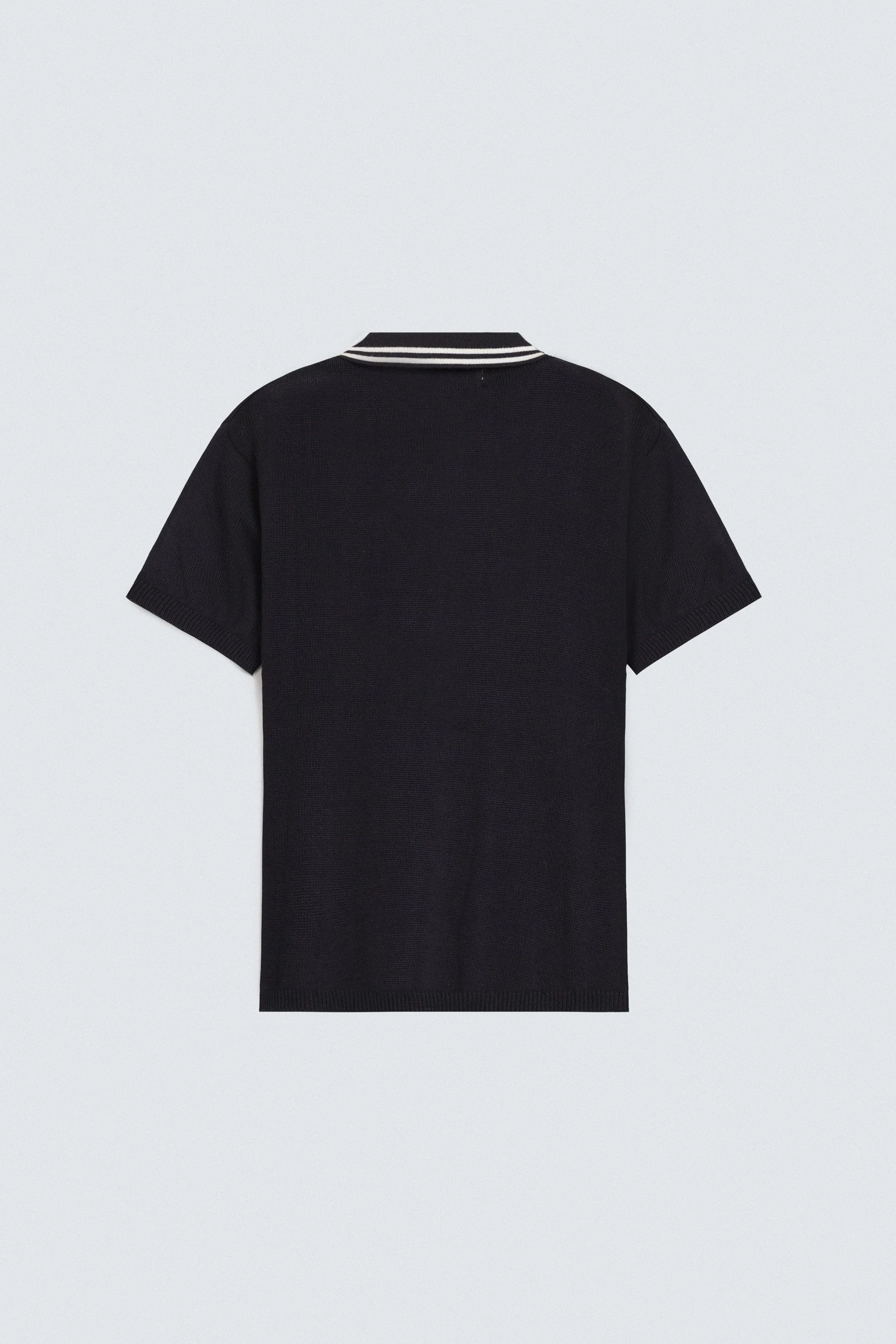 Cable Knit Polo Shirt - Image 14
