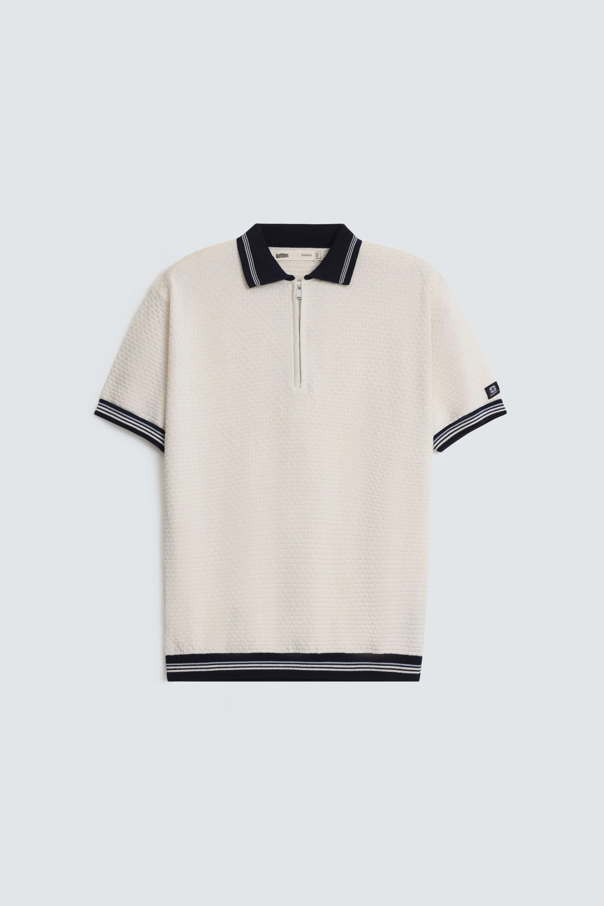 Quarter Zip Up Polo Shirt - Image 4