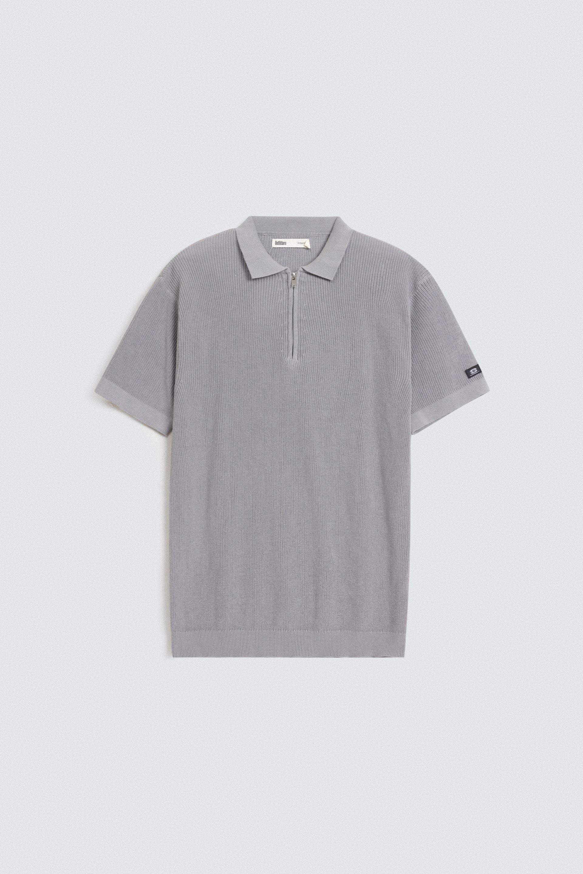 Quarter Zip-Up Polo Shirt - Image 12