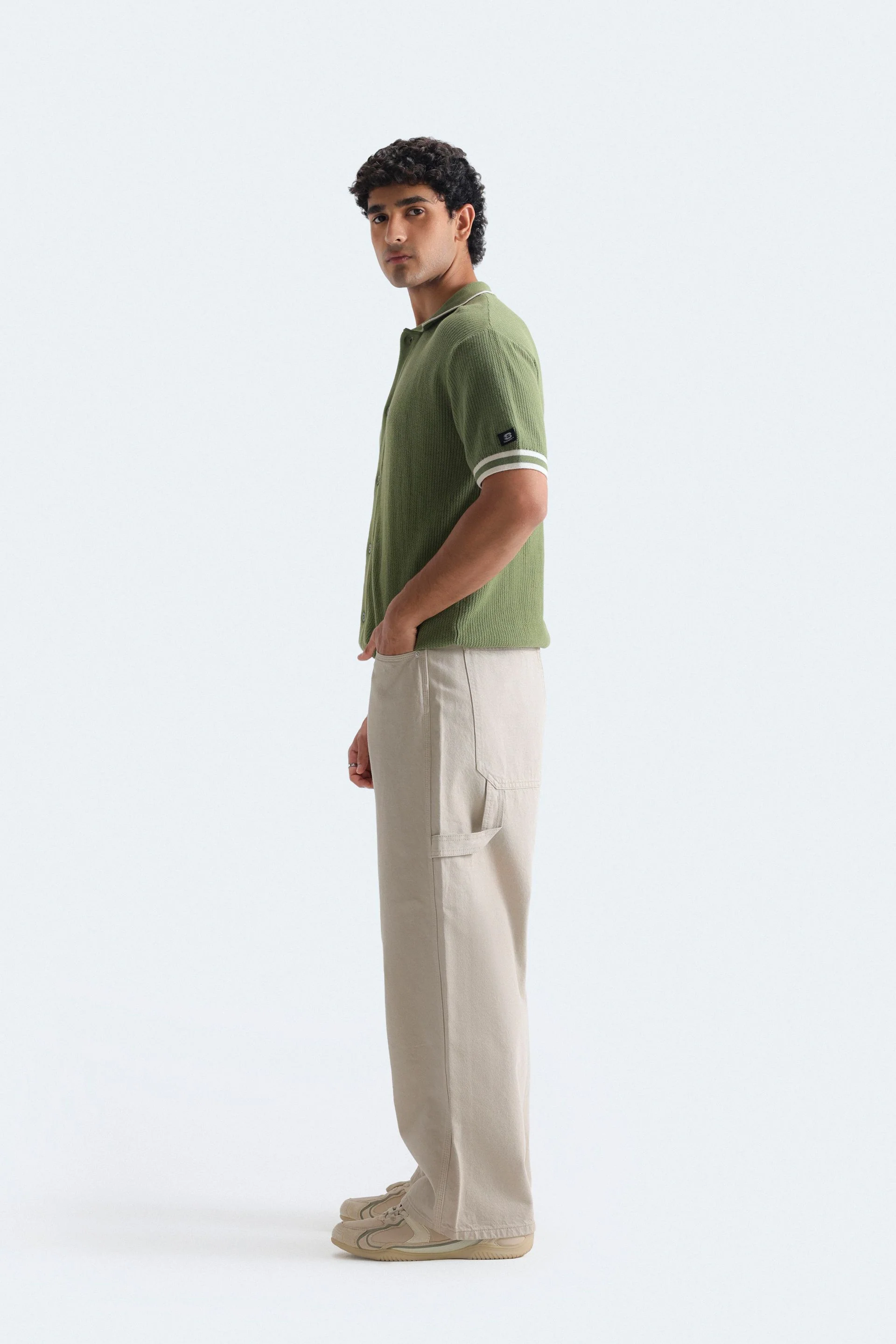 Knitted Button Up Shirt - Image 3