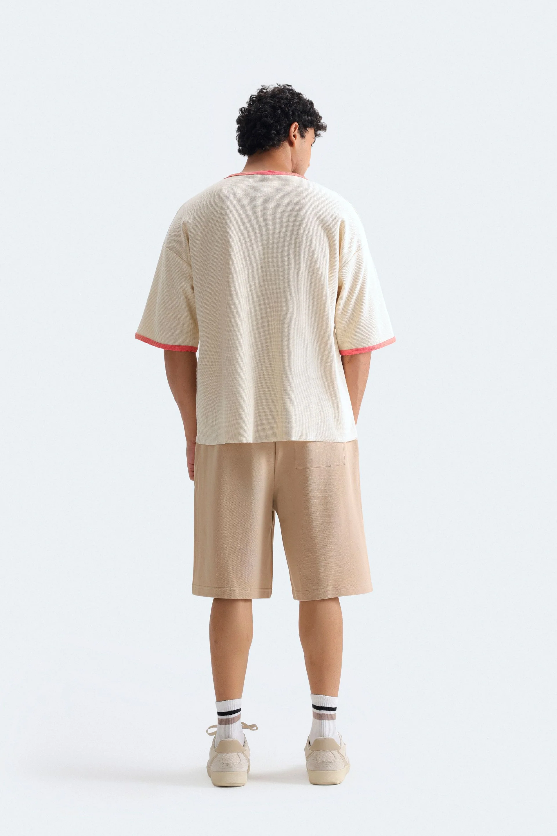 Cropped Slogan Print T-Shirt - Image 4