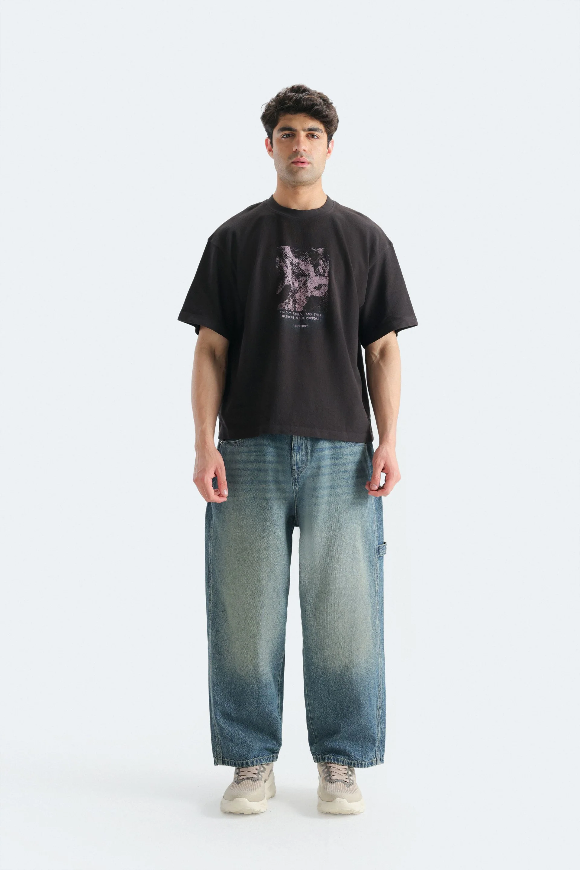 Cropped Graphic T-Shirt