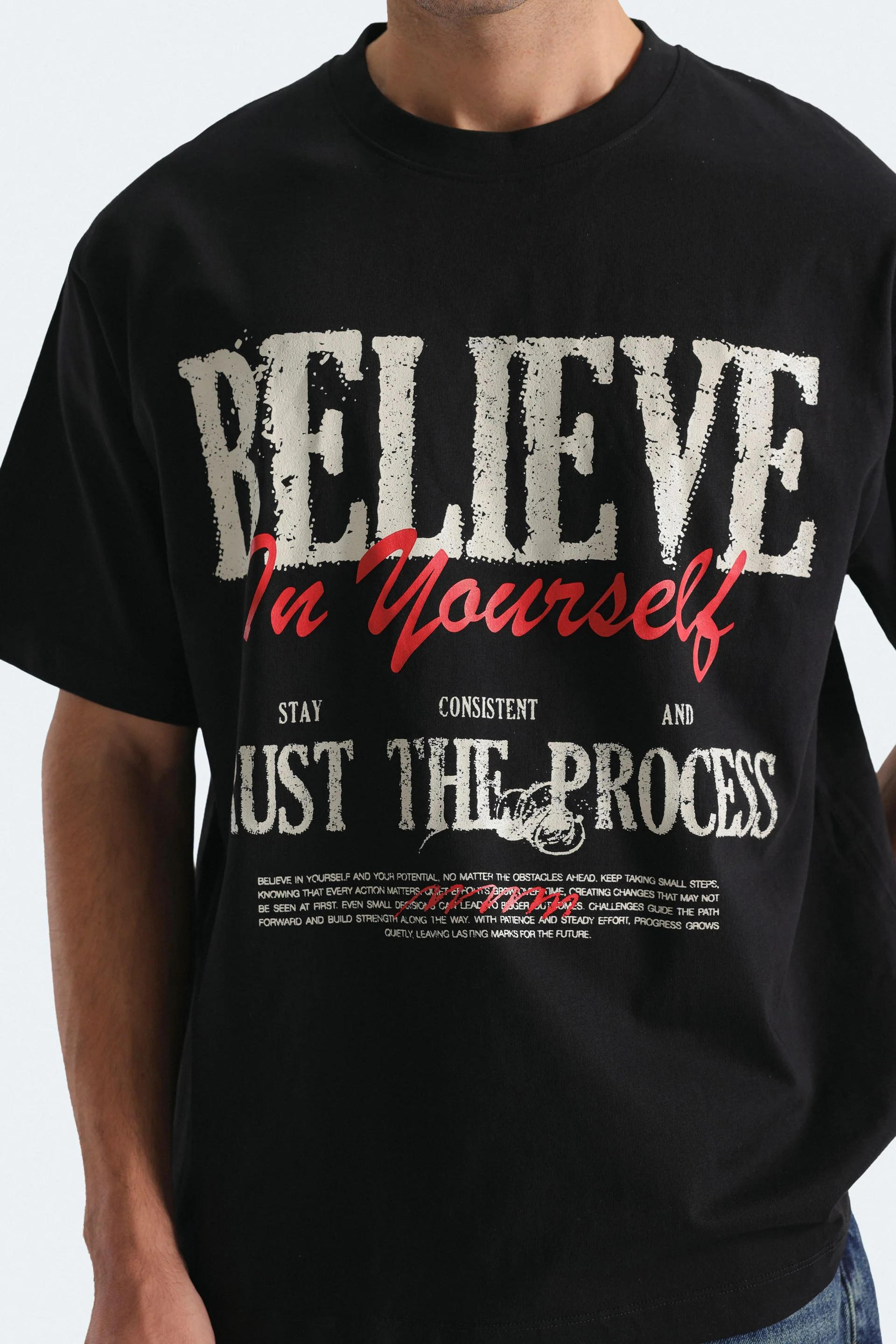 Slogan Print T-Shirt - Image 2
