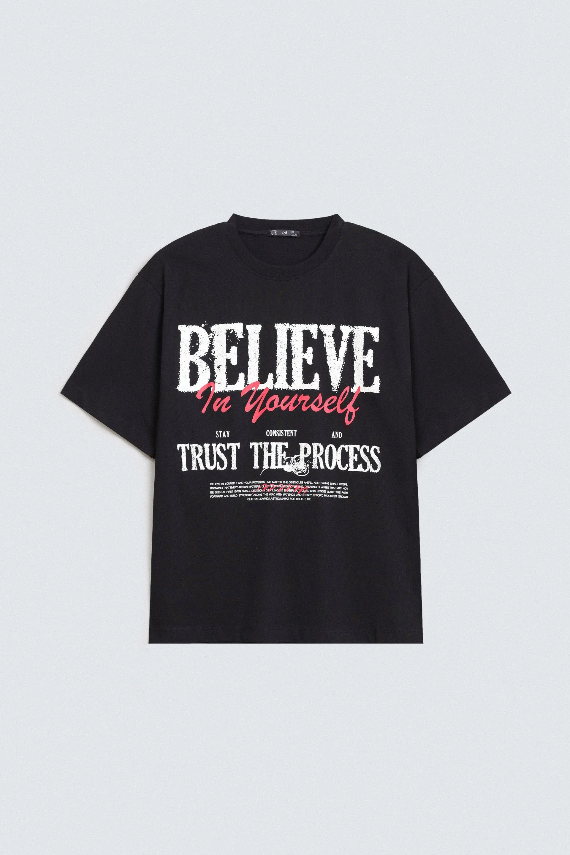 Slogan Print T-Shirt - Image 5