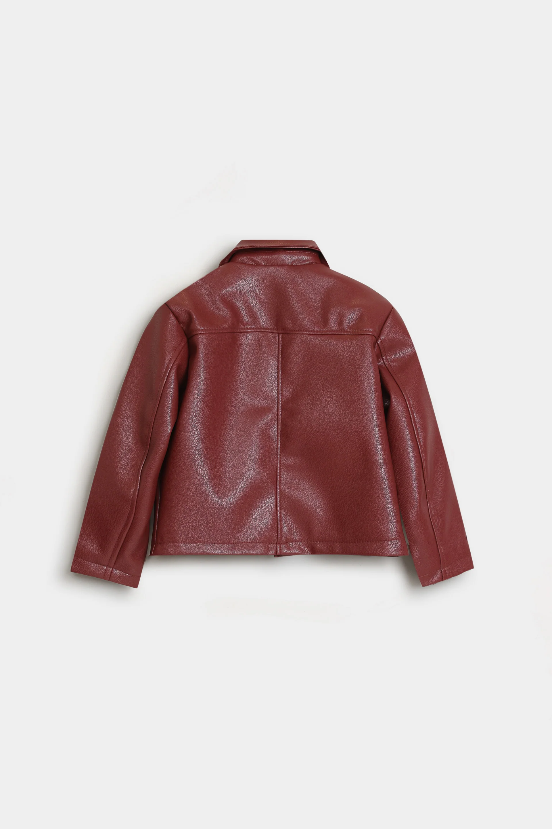 Faux Leather Jacket - Image 3