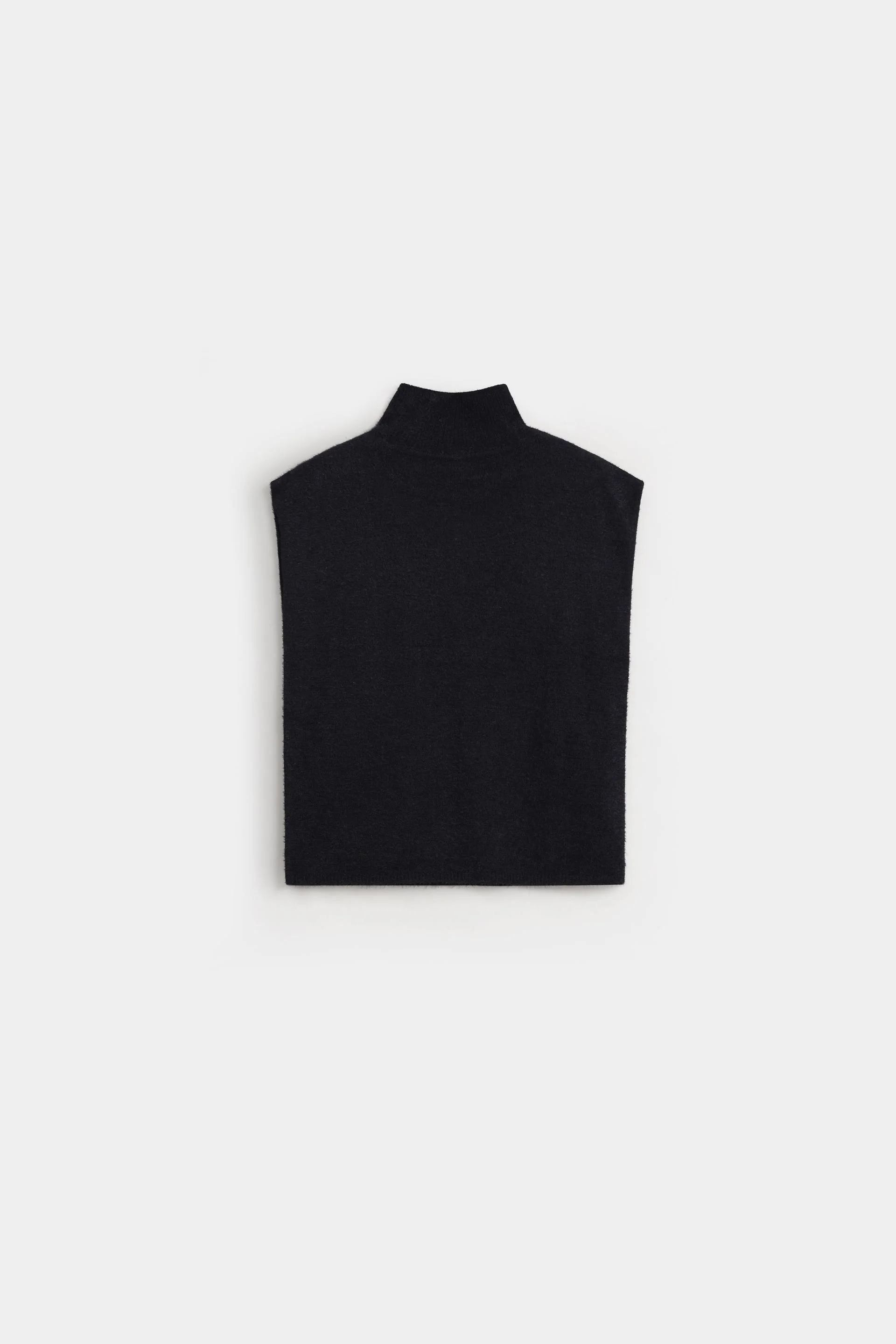 Funnel Neck Sleeveless Sweater - Image 10