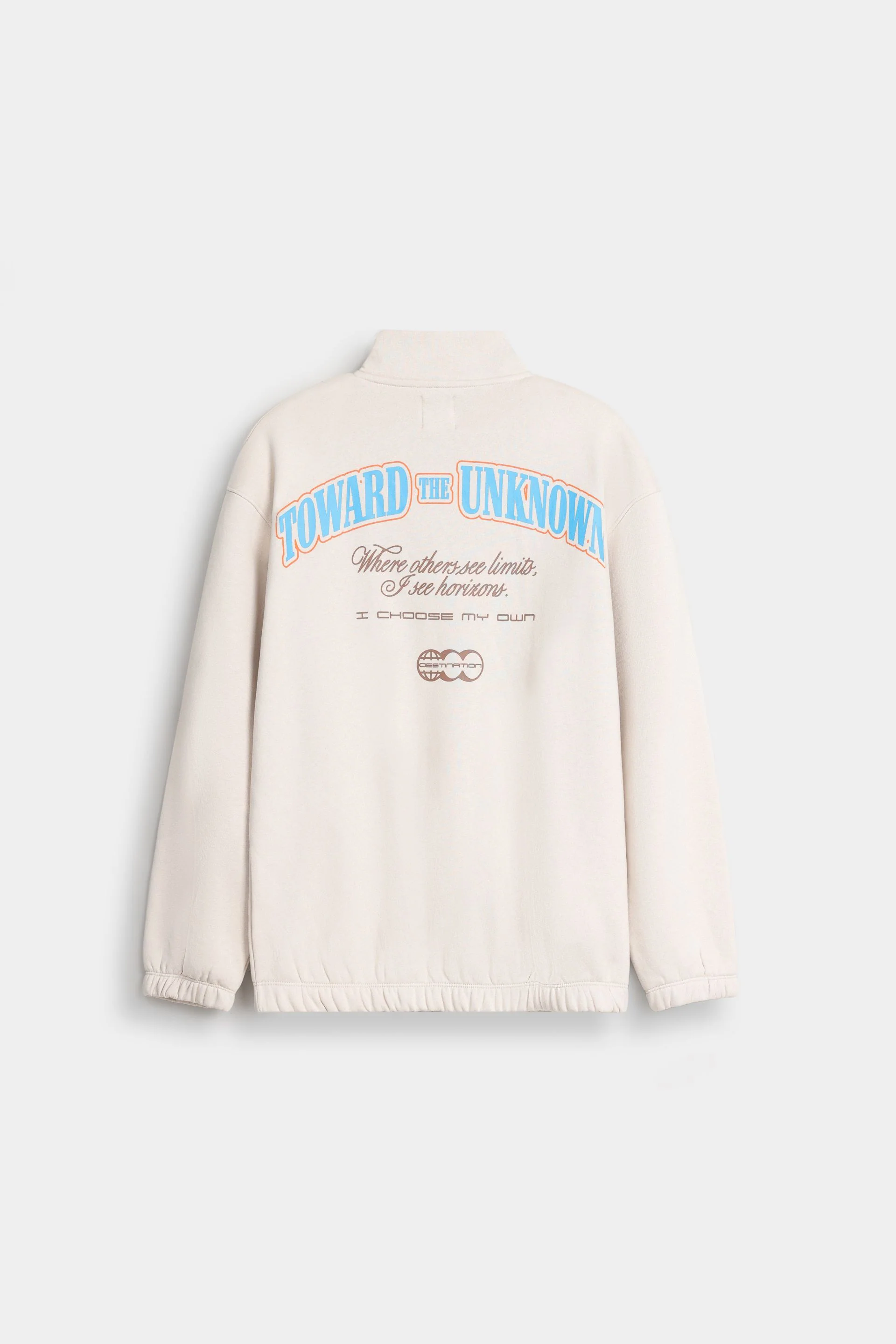 Graphic Quarter Zip-Up Sweatshirt - Image 7