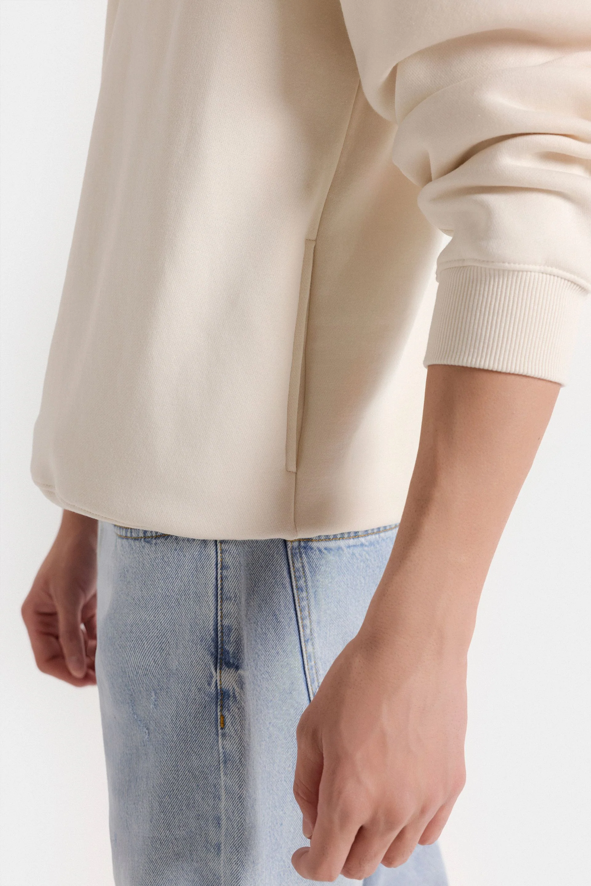 Graphic Quarter Zip-Up Sweatshirt - Image 4
