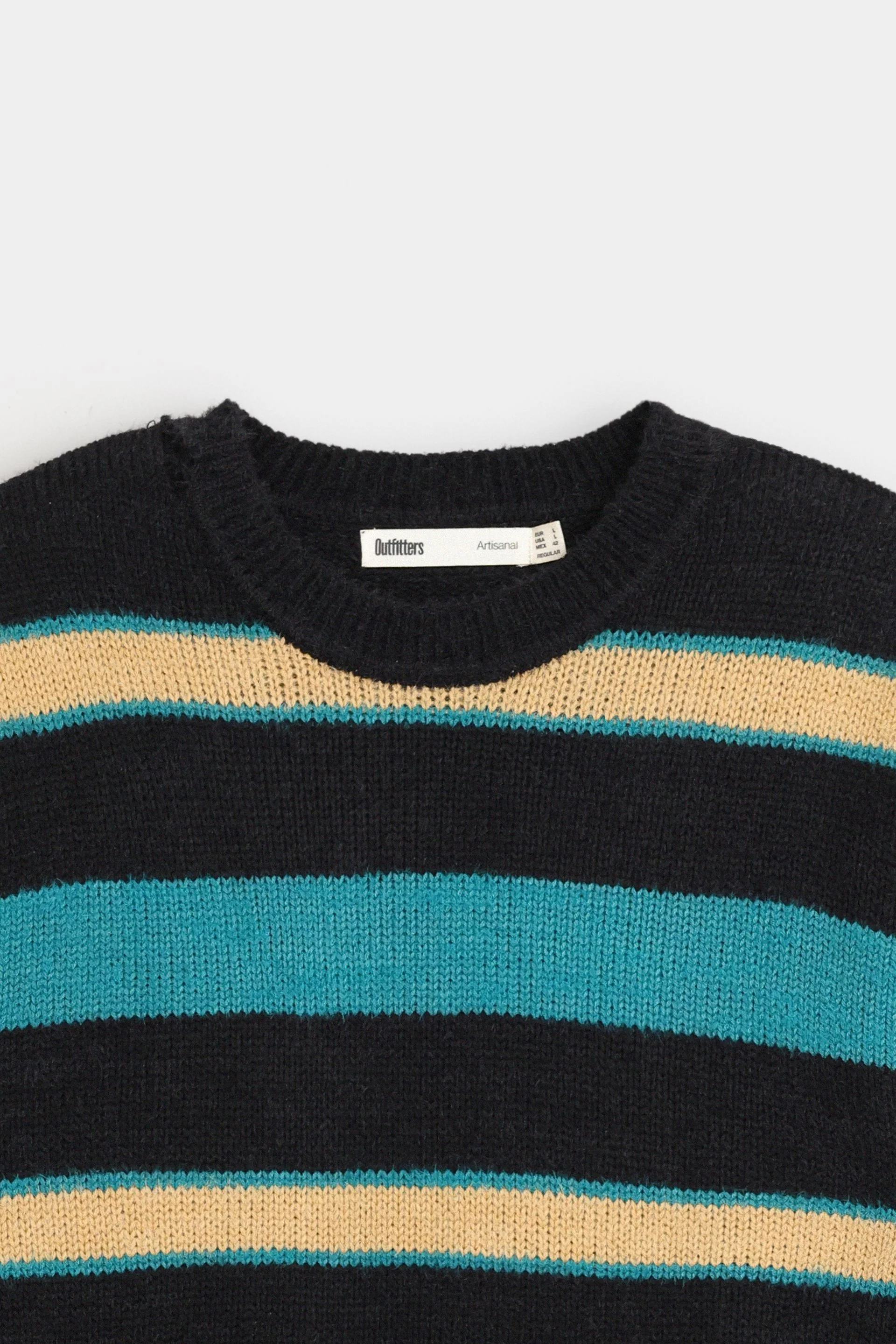Knitted Striped Sweater - Image 6