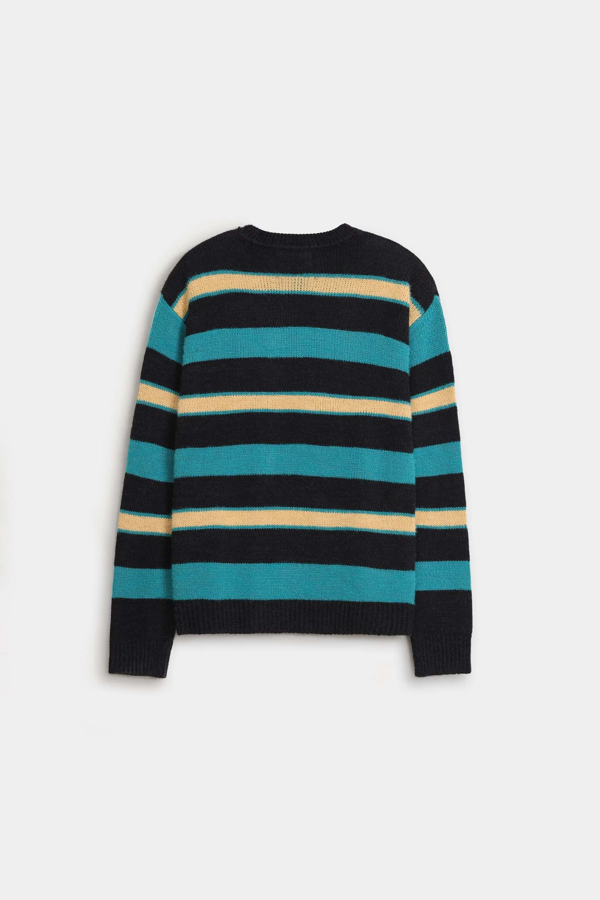 Knitted Striped Sweater - Image 7