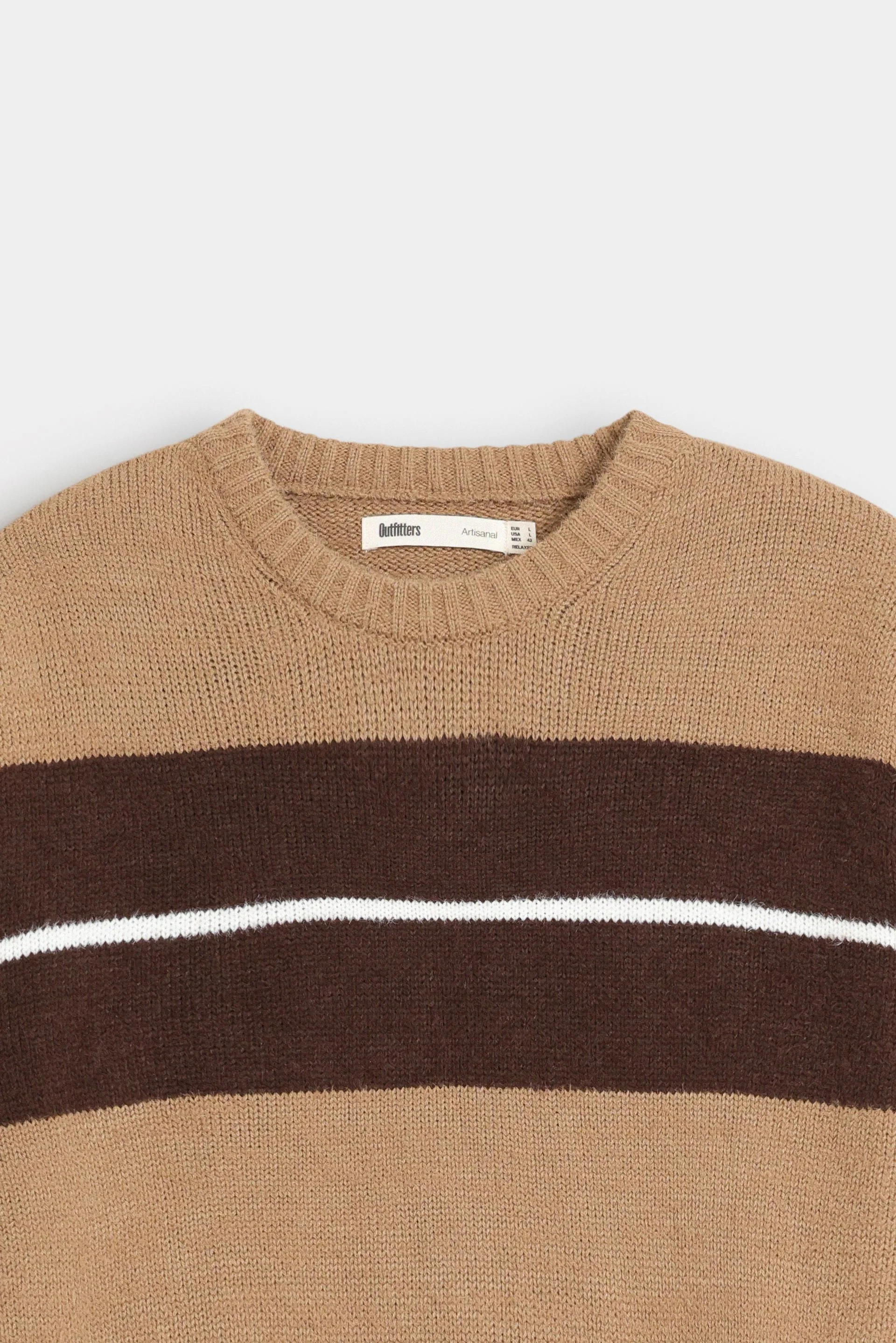 Knitted Striped Sweater - Image 6