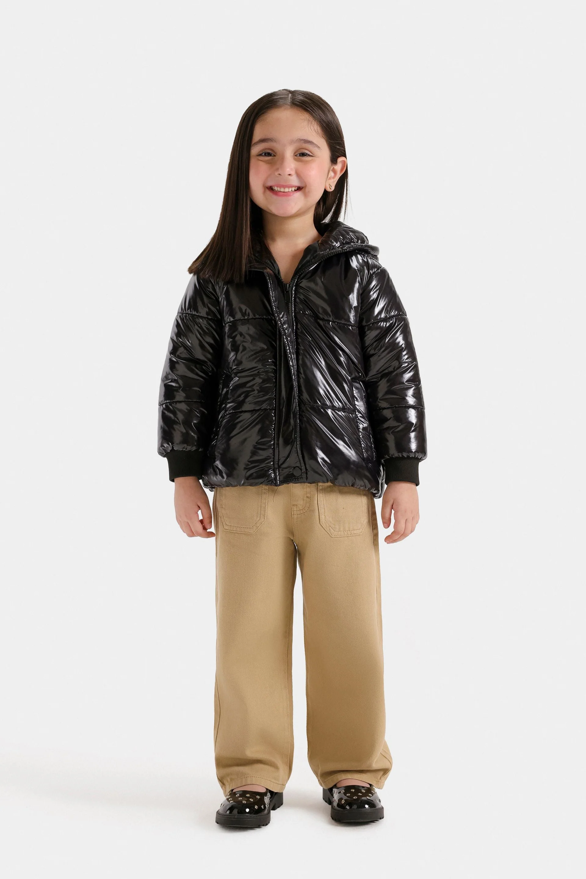 Metallic Puffer Jacket - Image 4