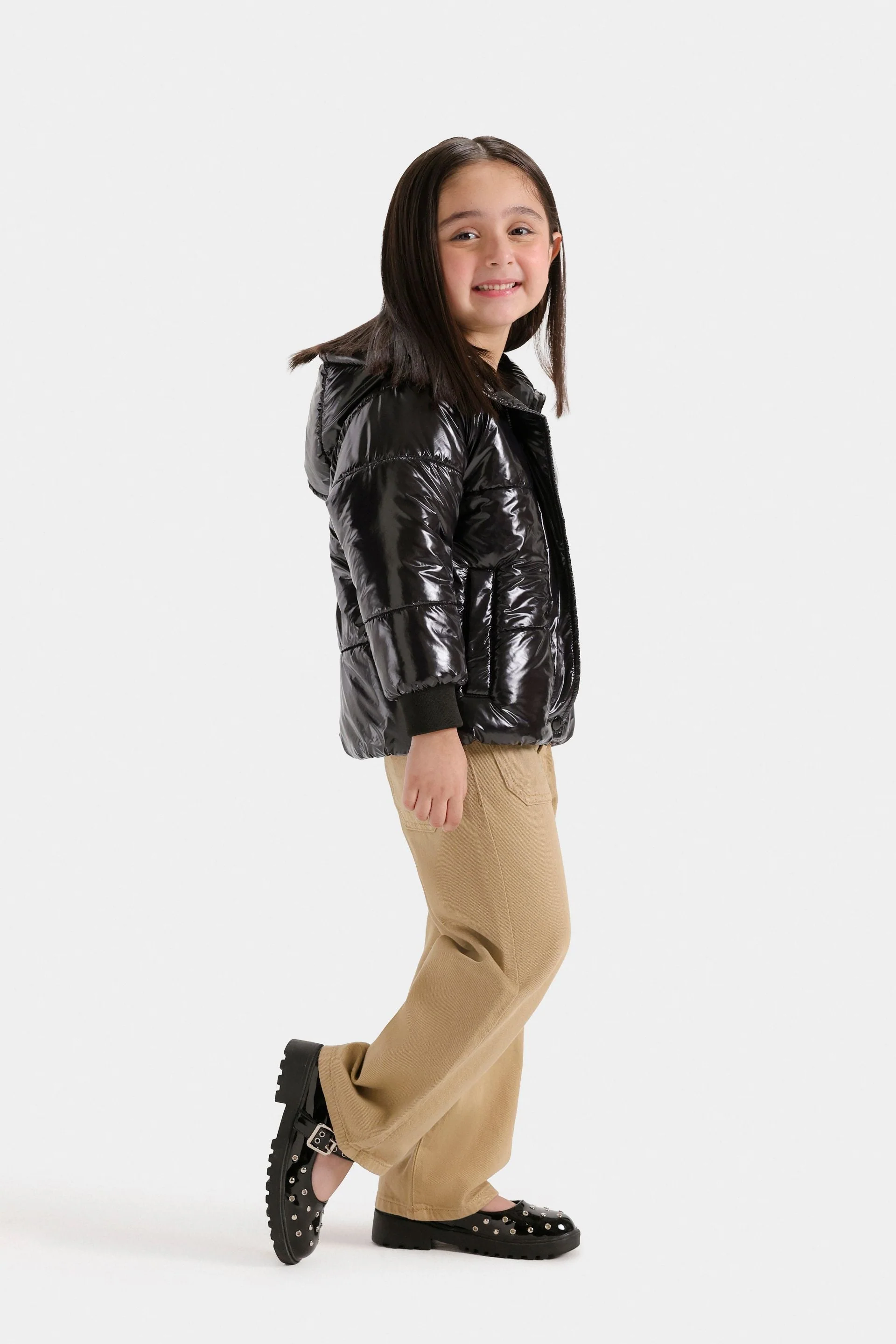 Metallic Puffer Jacket - Image 5