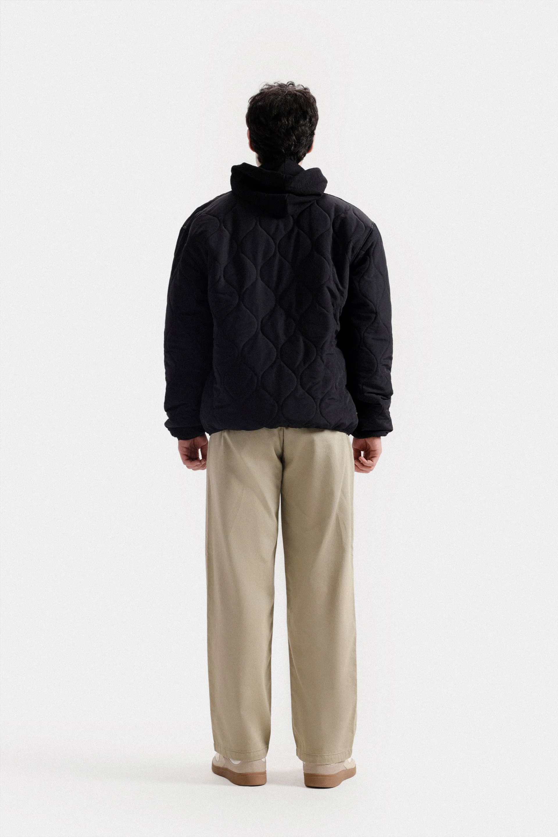 Mock-Neck Quilted Puffer Jacket - Image 11