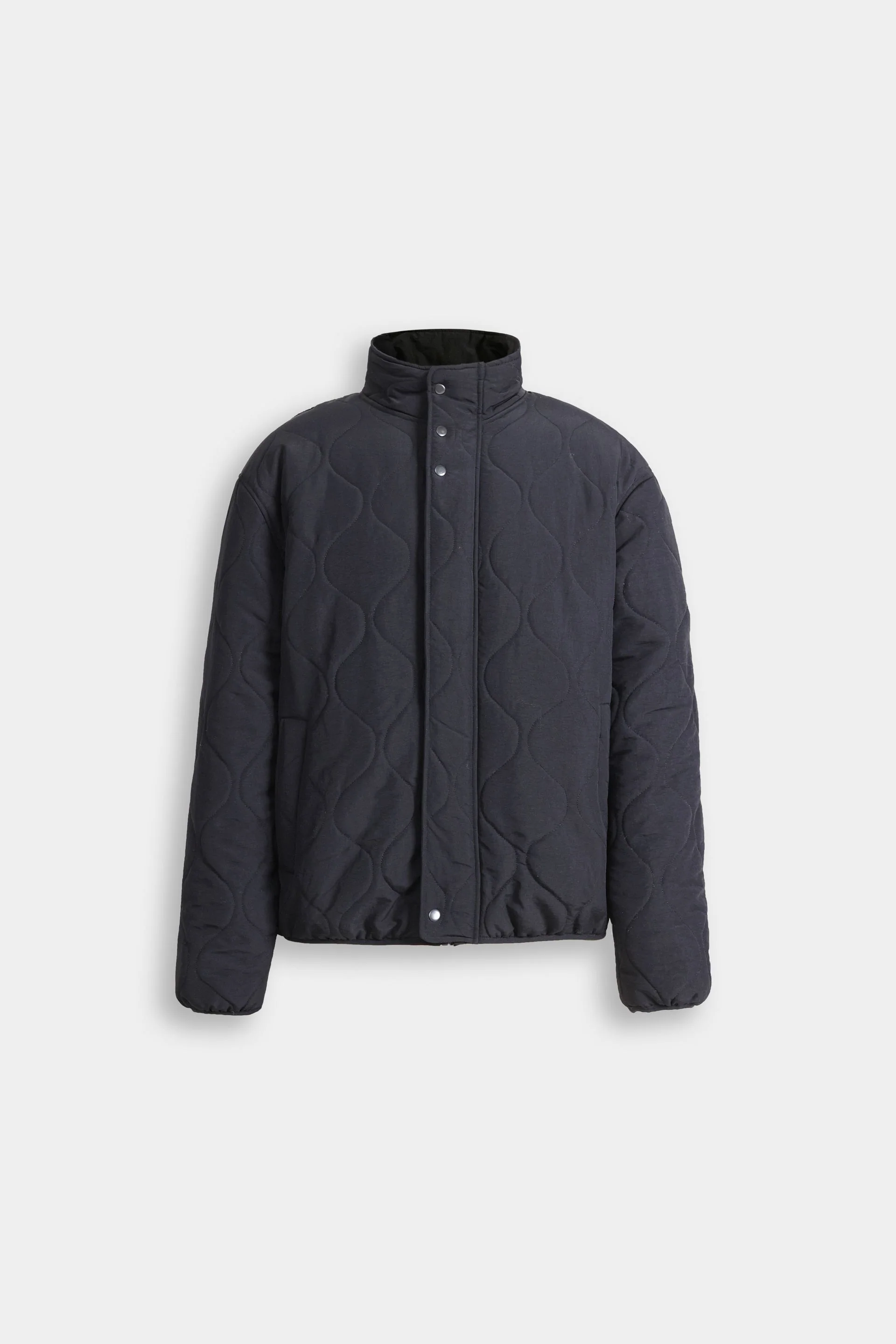 Mock-Neck Quilted Puffer Jacket - Image 12