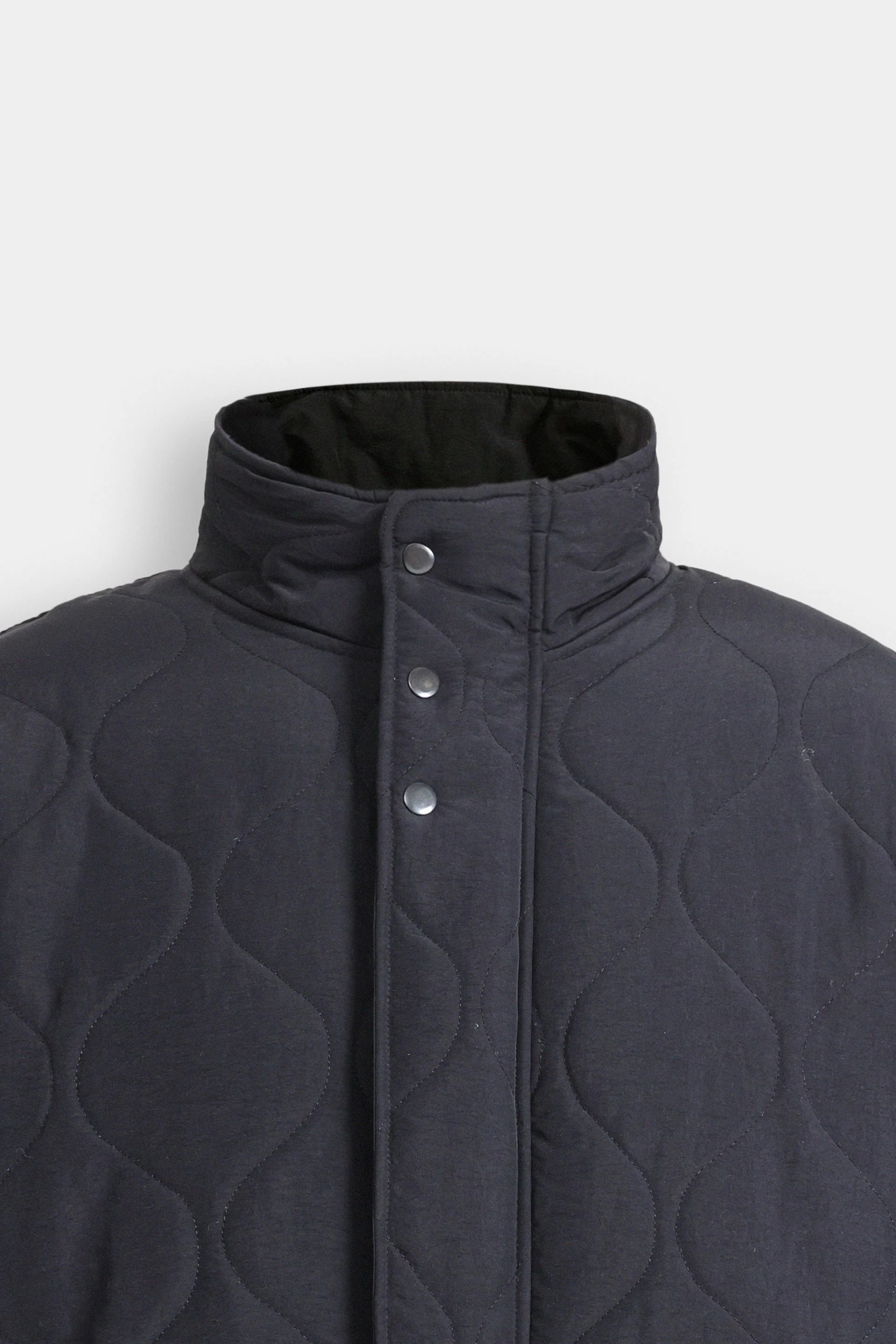 Mock-Neck Quilted Puffer Jacket - Image 13