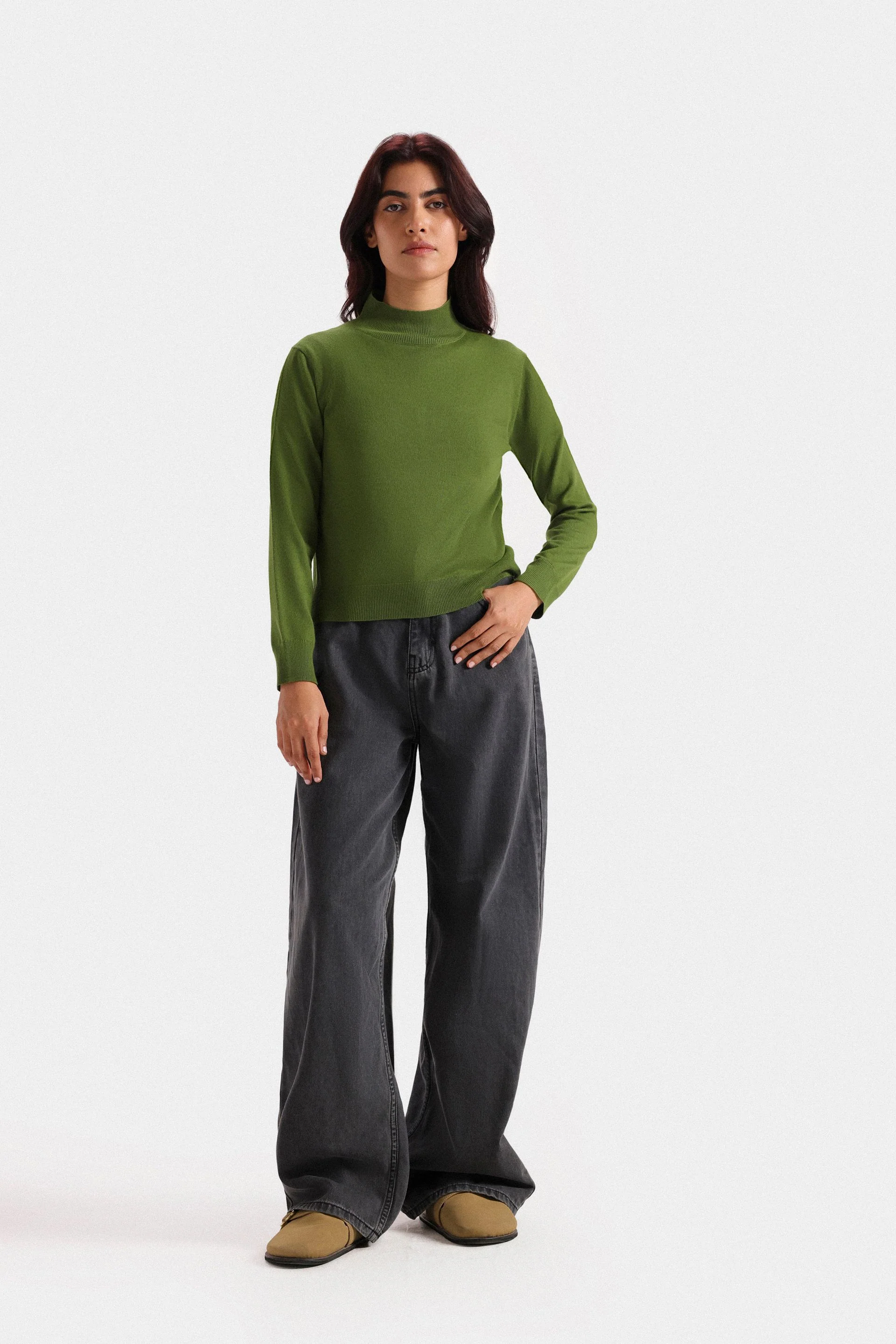 Mock Neck Sweater - Image 8
