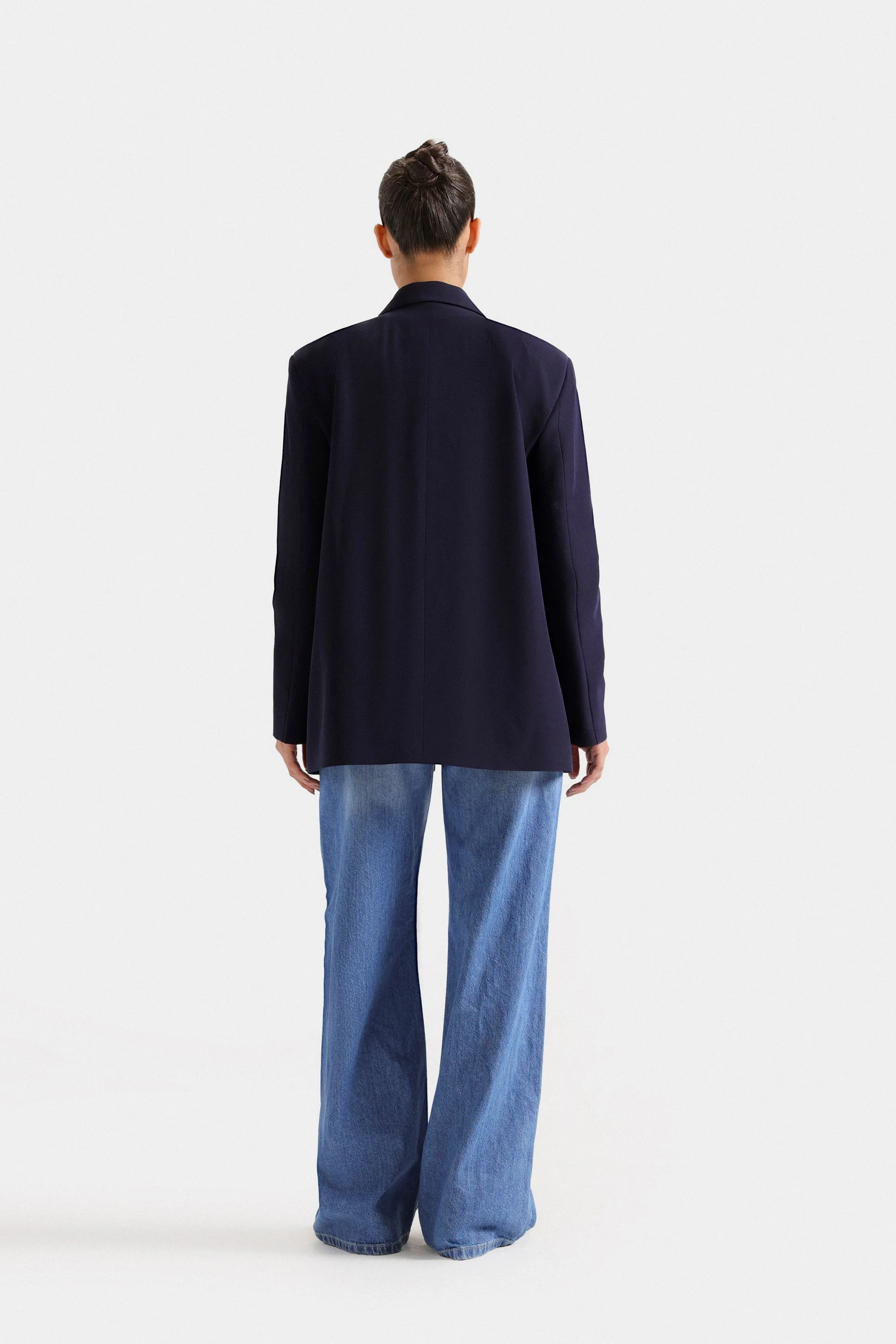 Notch Collar Blazer - Image 11