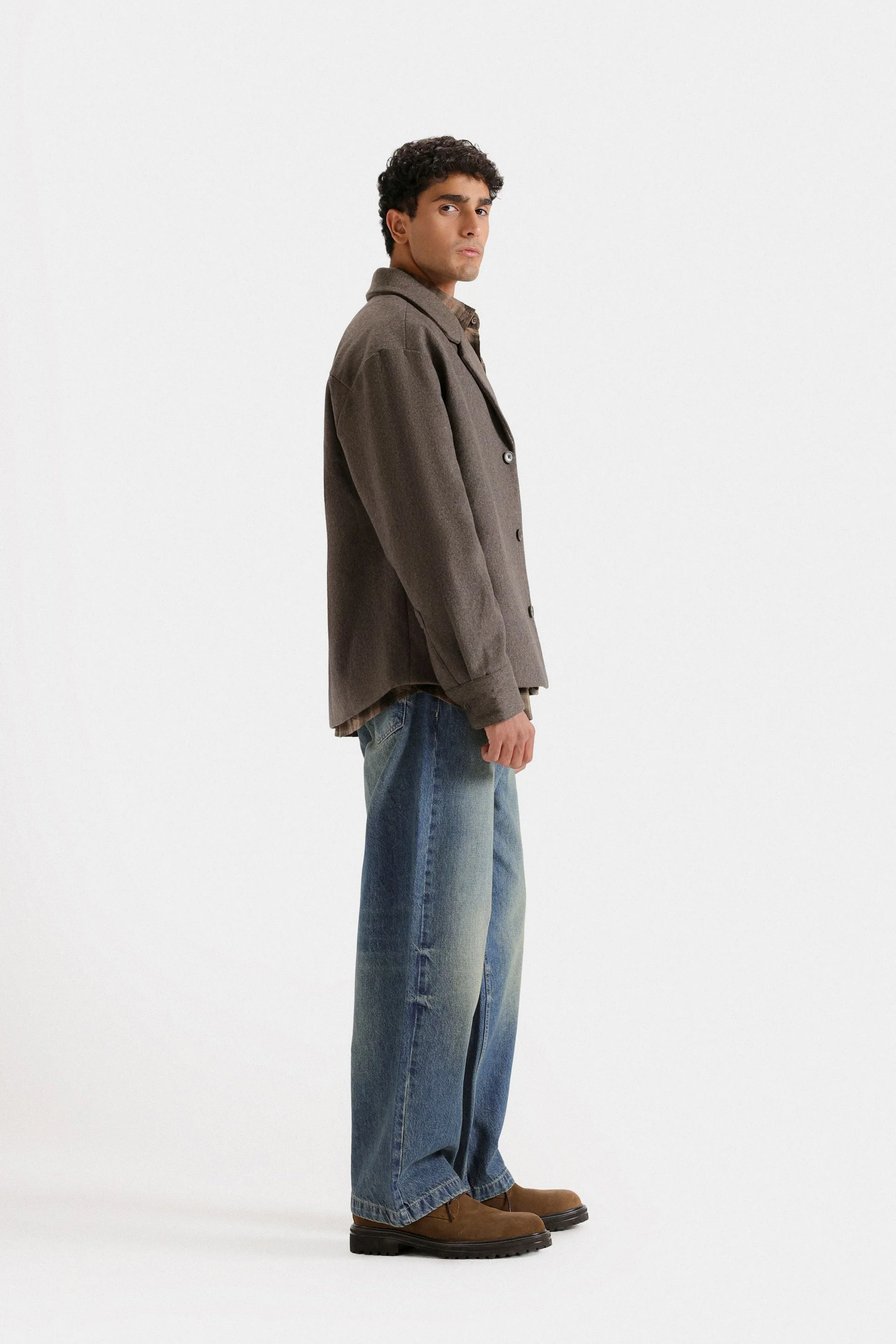 Notched Collar Blazer - Image 3