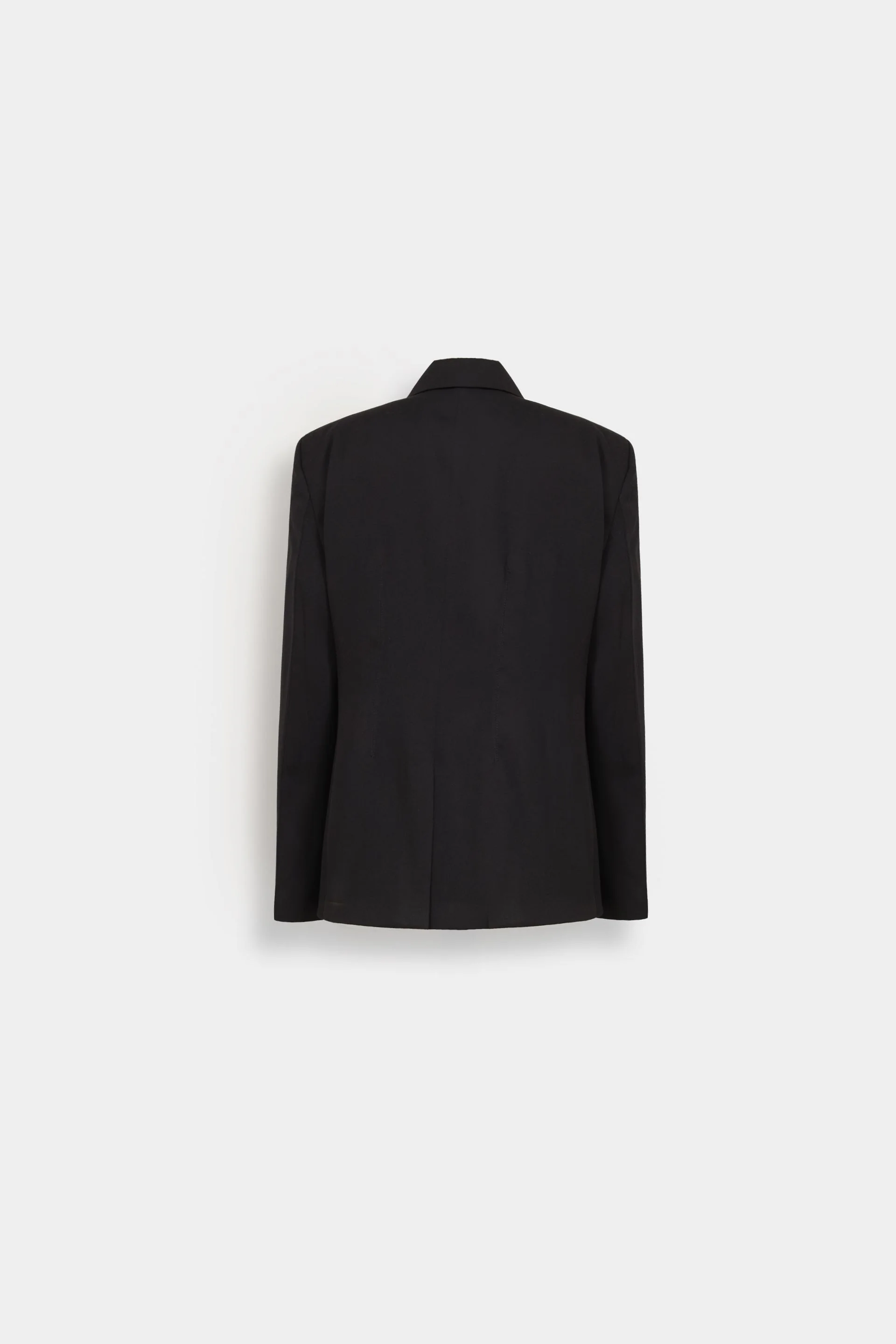 Notched Lapel Collar Straight Cut Blazer - Image 7
