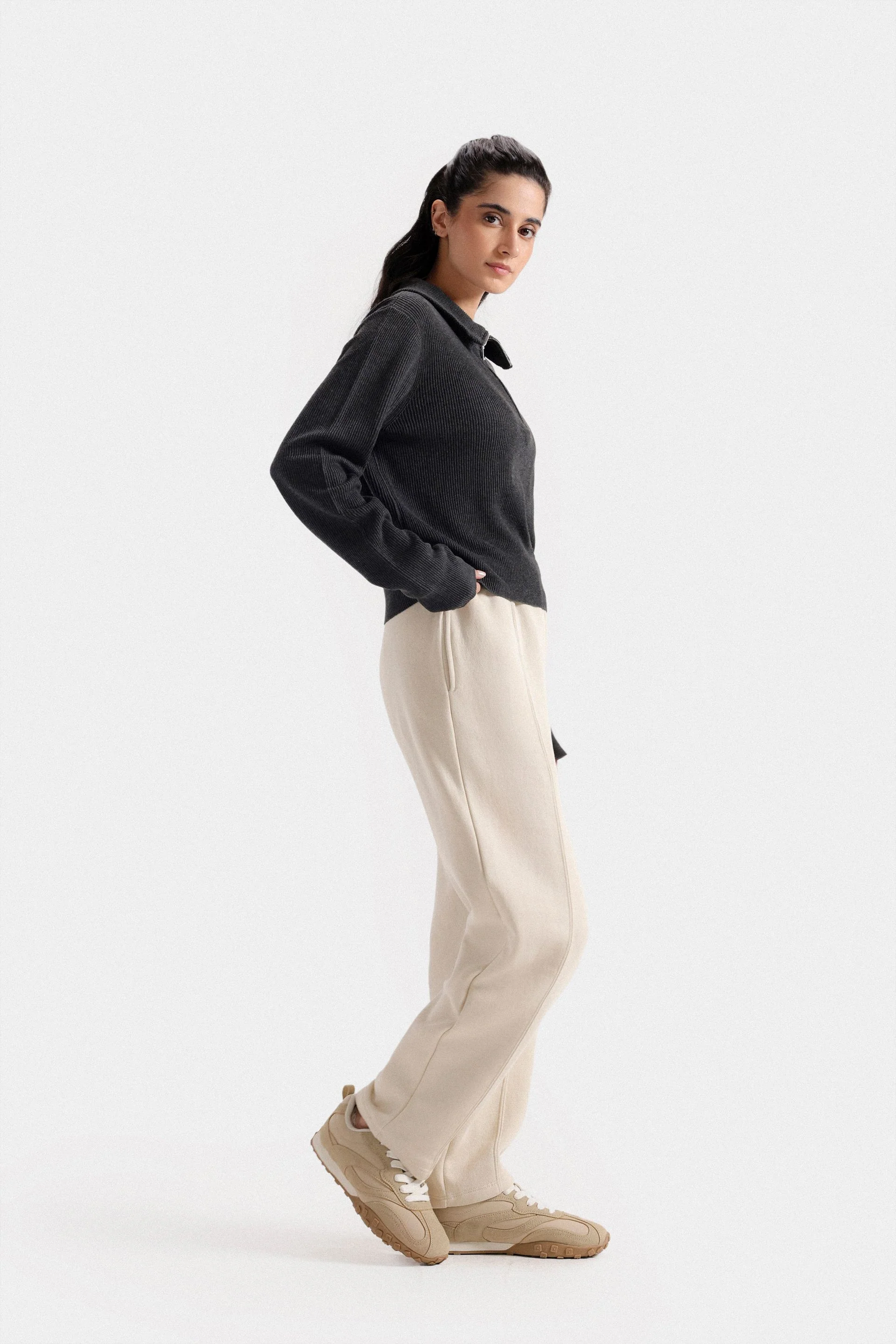Quarter Zip-Up Sweater - Image 10