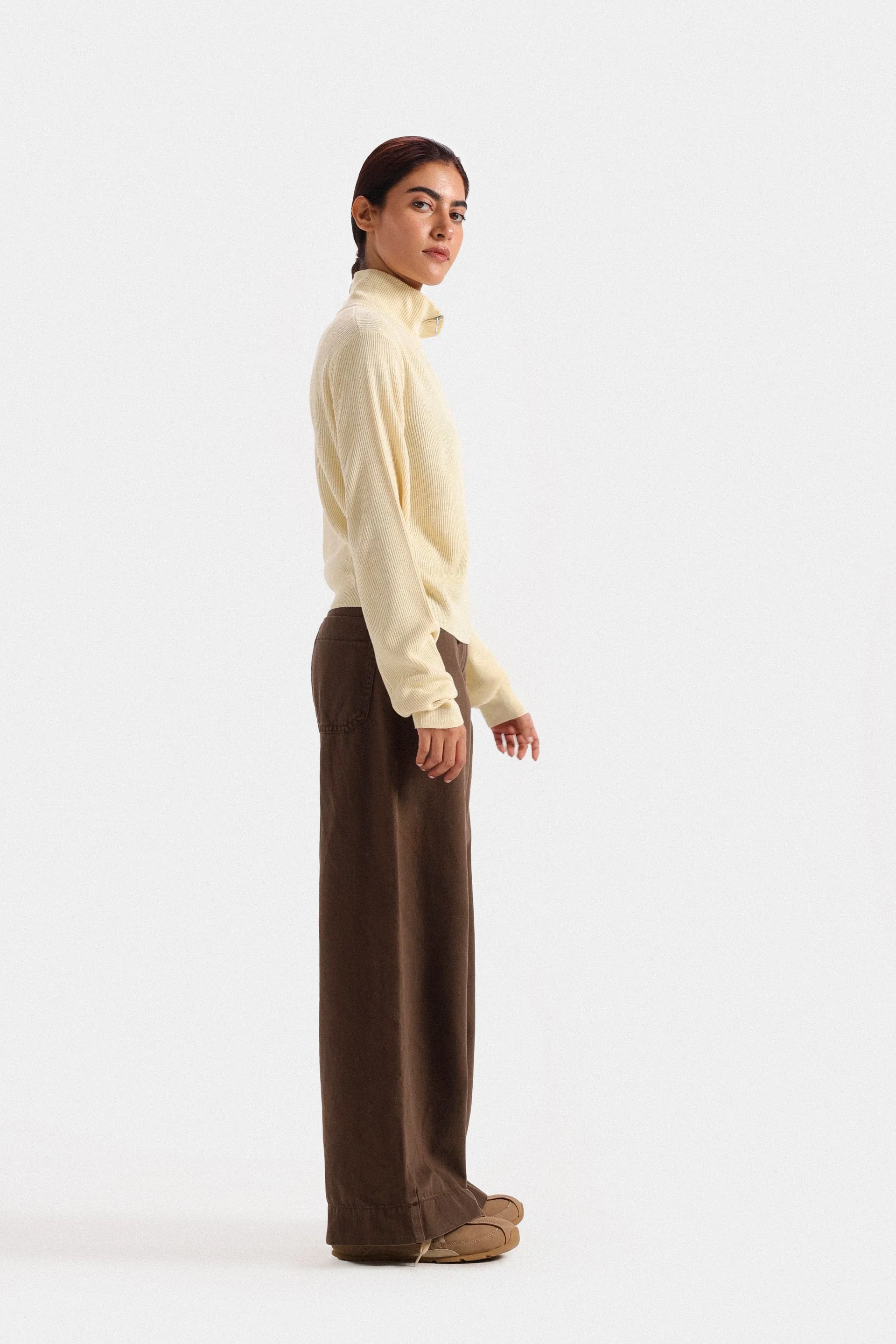 Quarter Zip-Up Sweater - Image 3