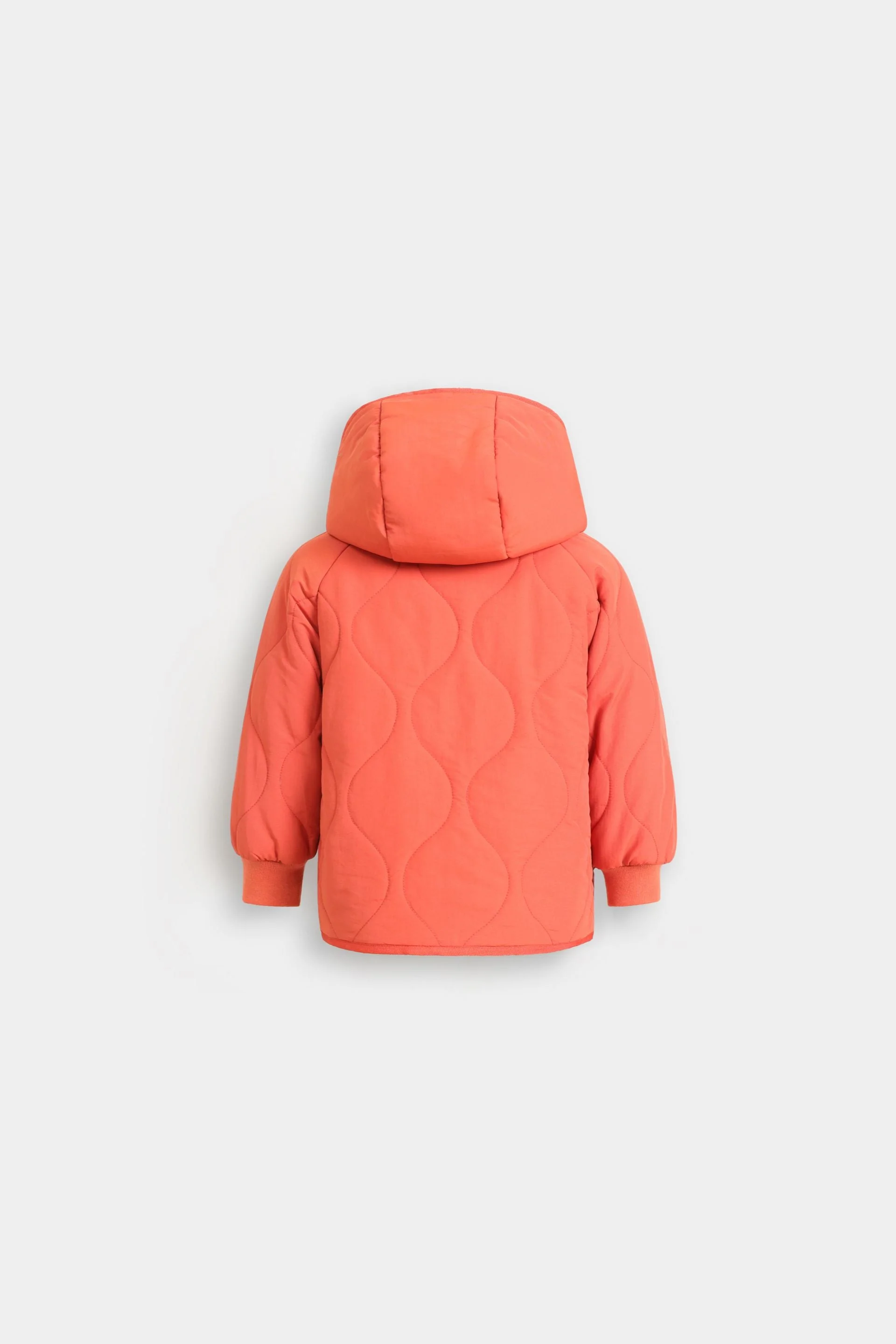 Quilted Puffer Jacket With Hood - Image 3