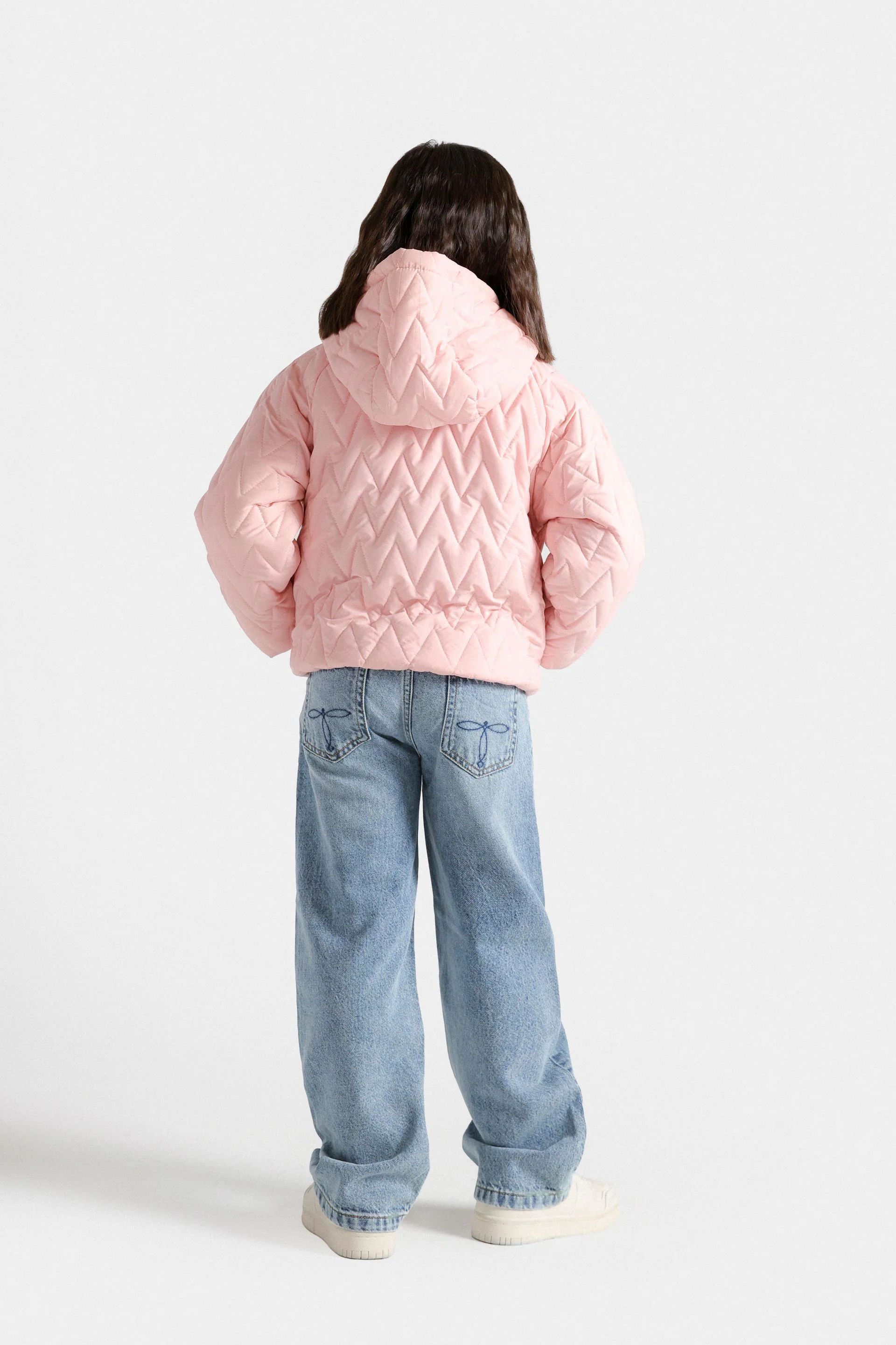 Quilted Puffer Jacket With Hood - Image 6