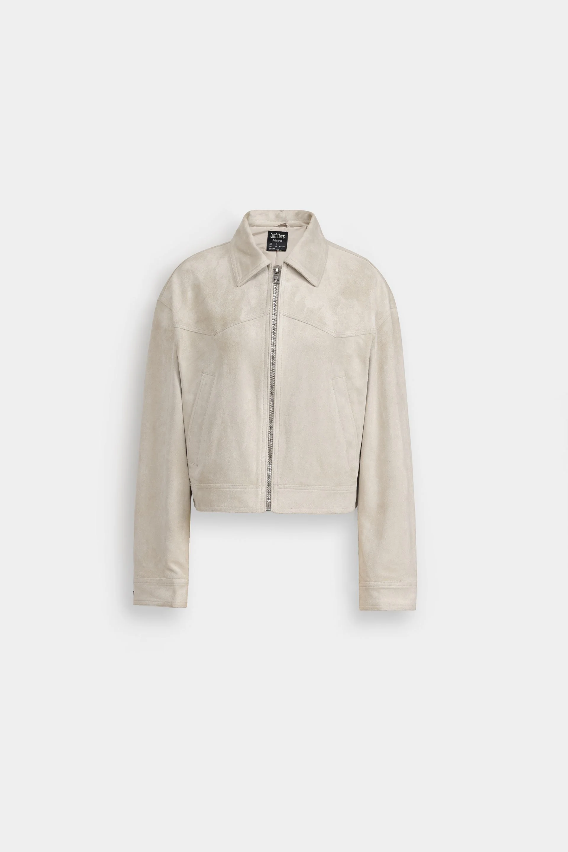 Relaxed Fit Suede Jacket - Image 13