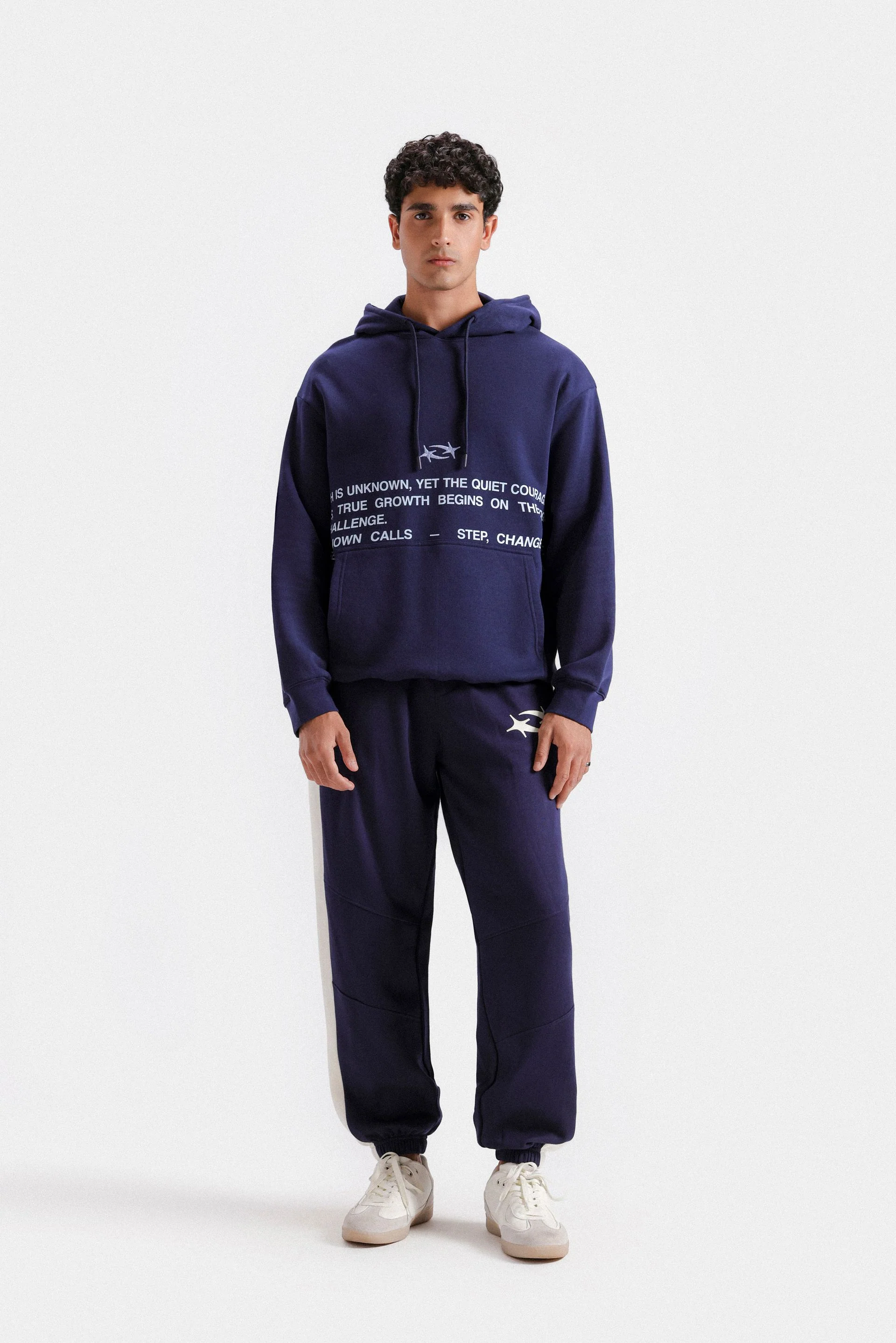 Slogan Print Hoodie