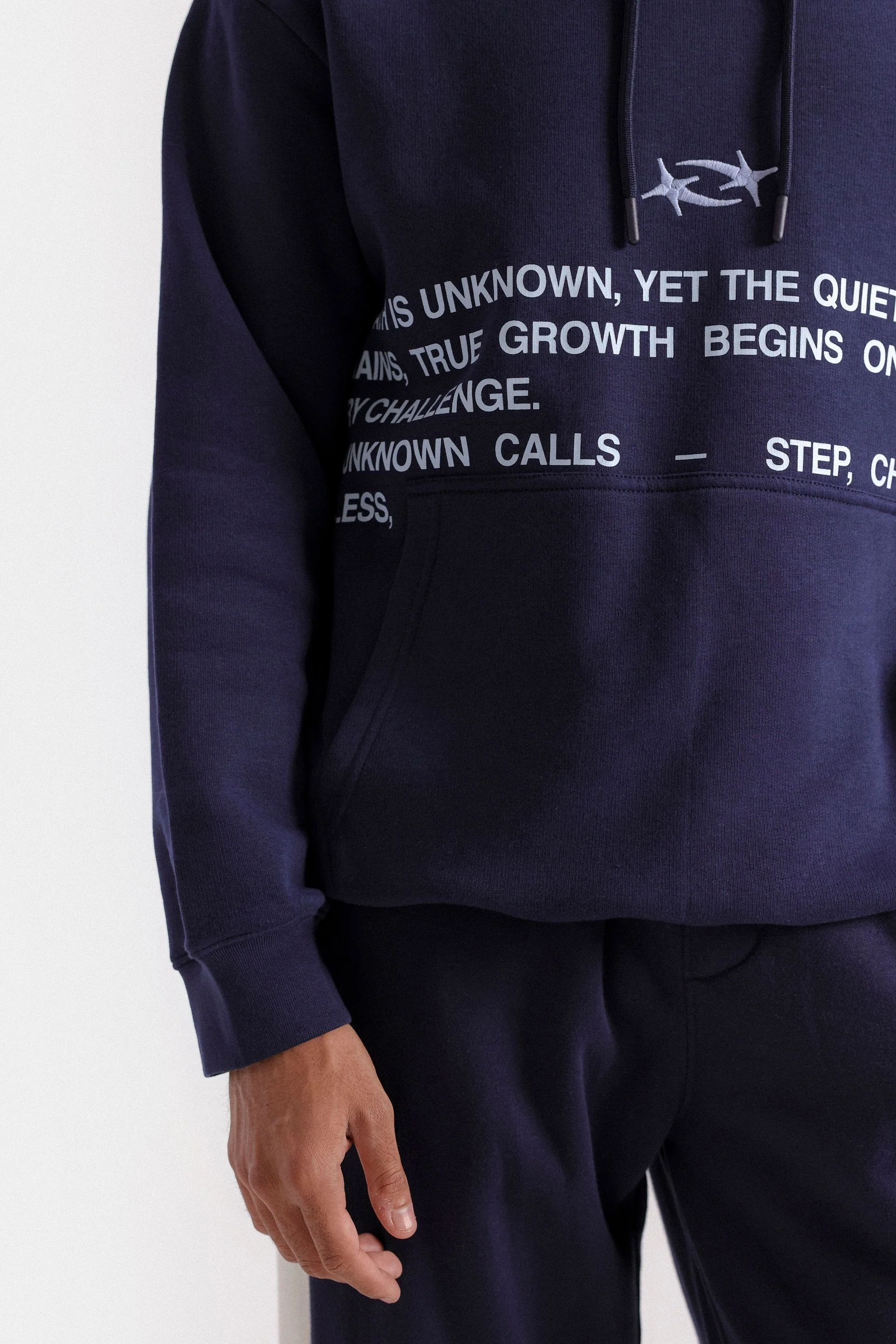Slogan Print Hoodie - Image 2