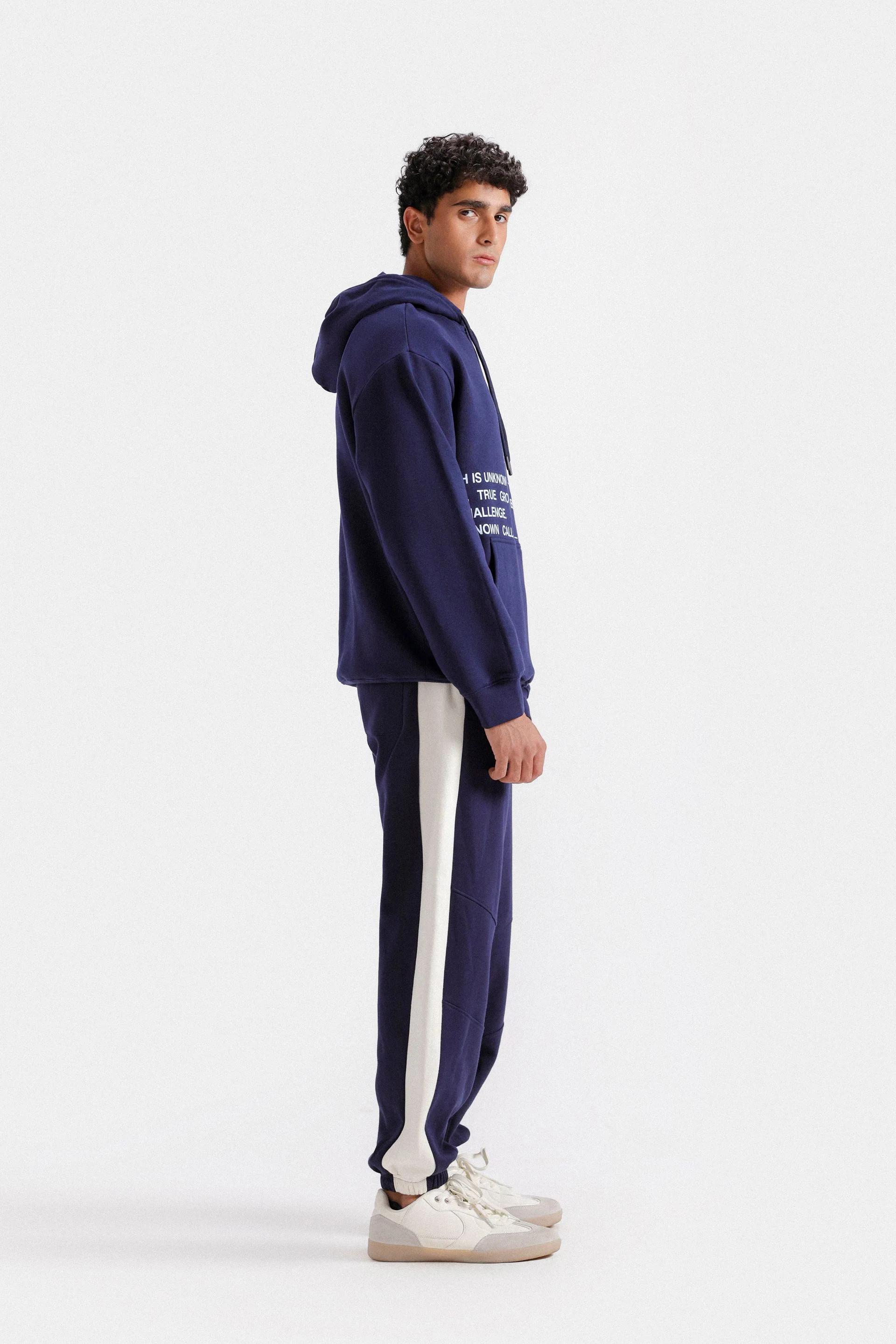 Slogan Print Hoodie - Image 3