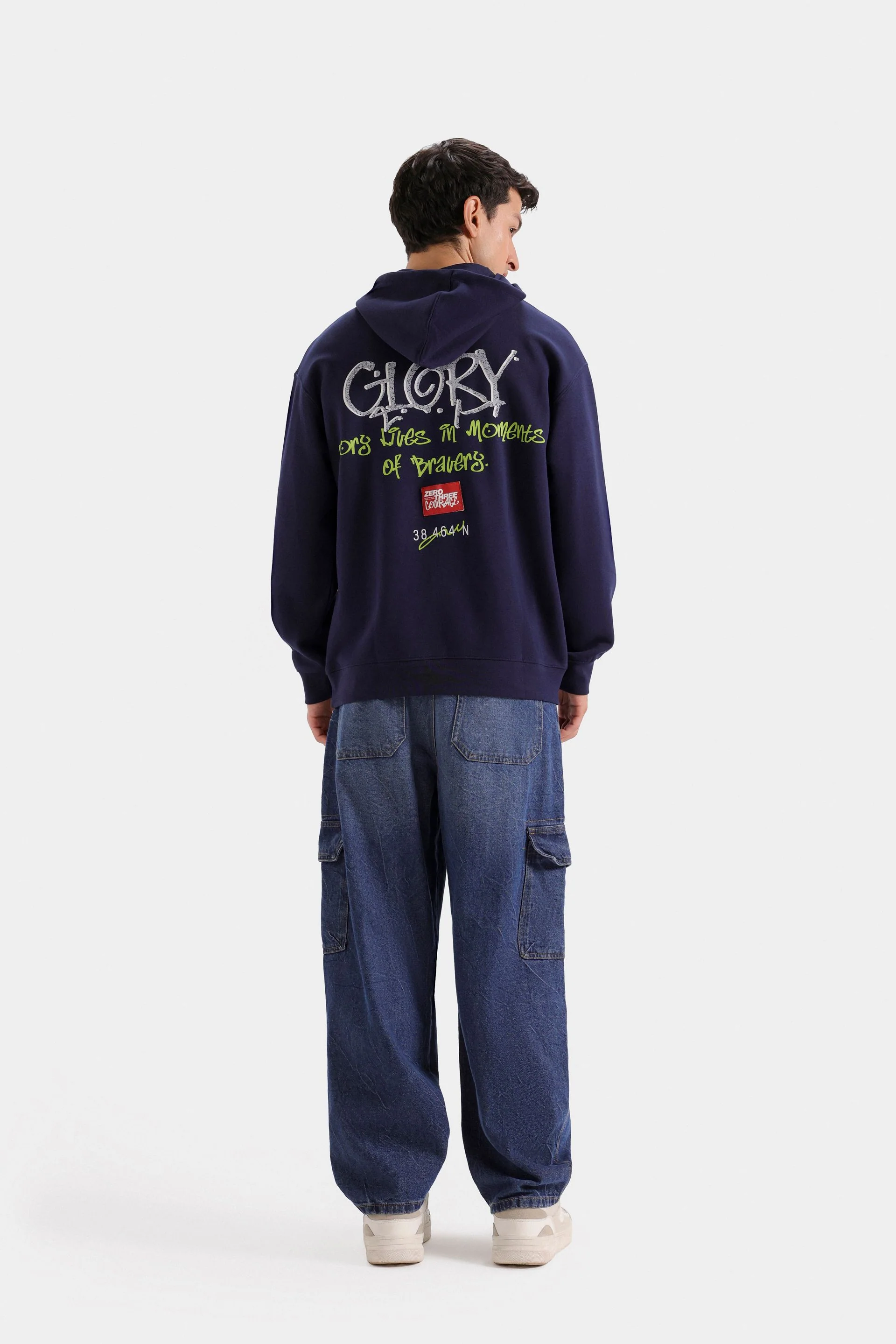 Slogan Print Hoodie - Image 4