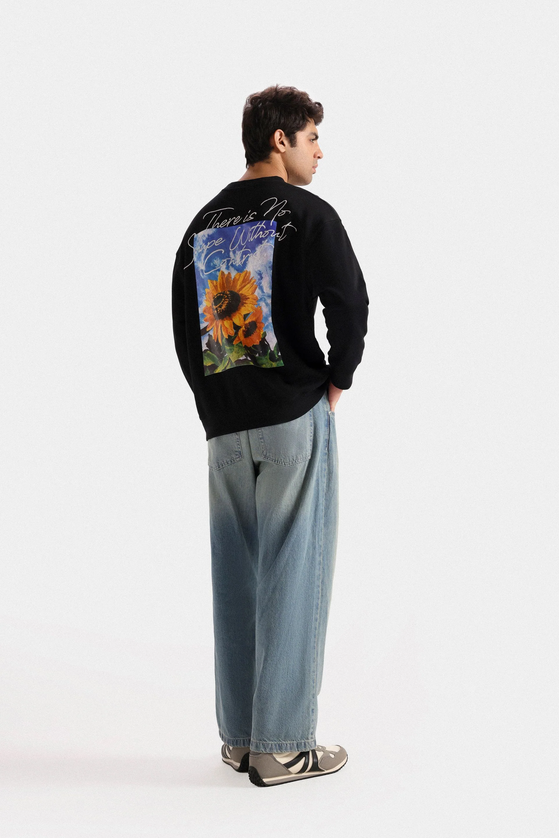 Slogan Print Sweatshirt - Image 3