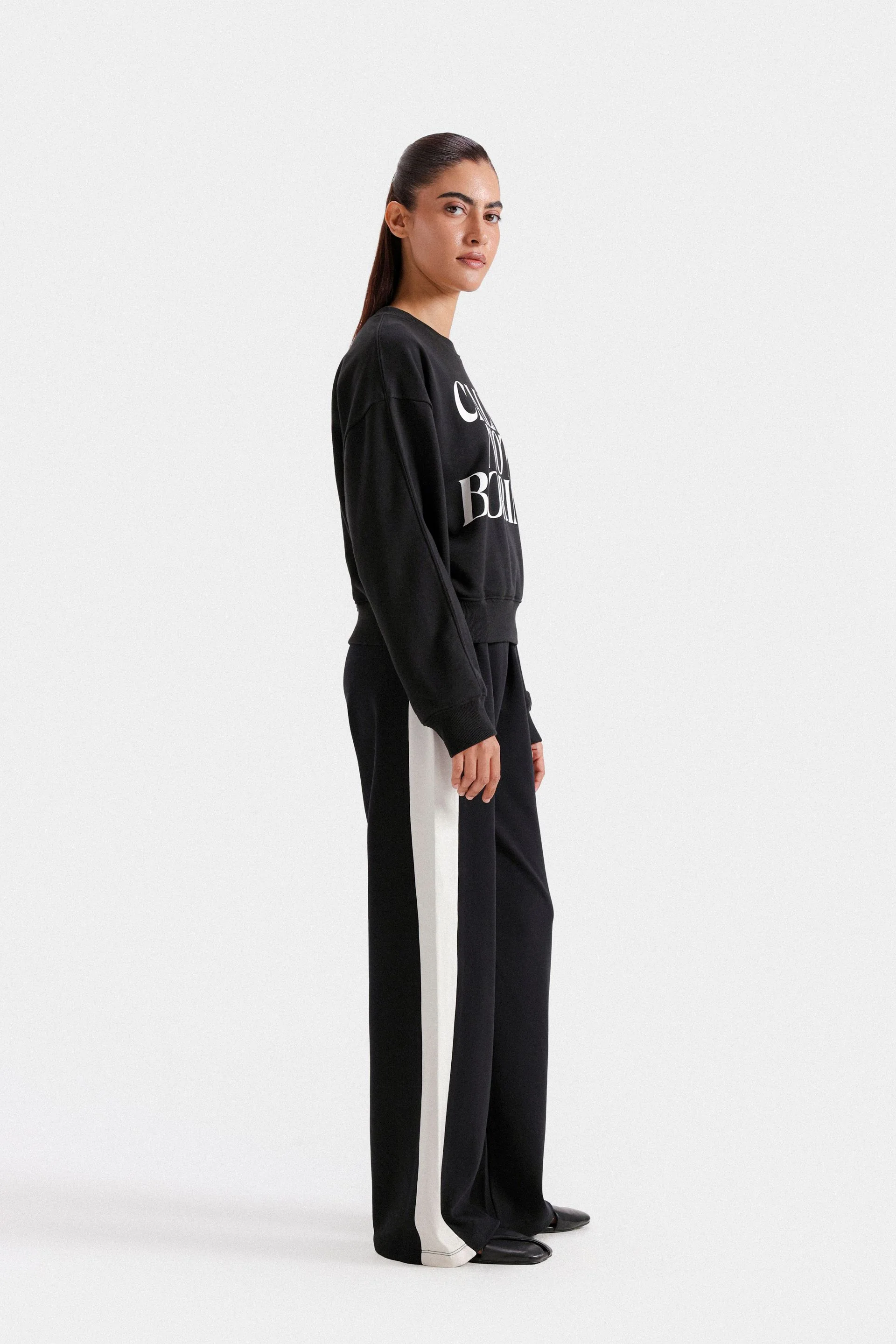 Slogan Print Sweatshirt - Image 3
