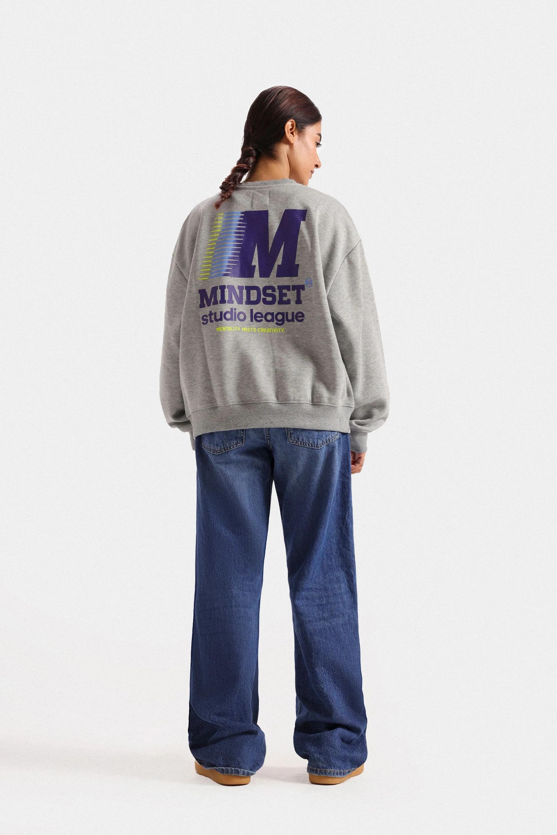 Slogan Print Sweatshirt - Image 4
