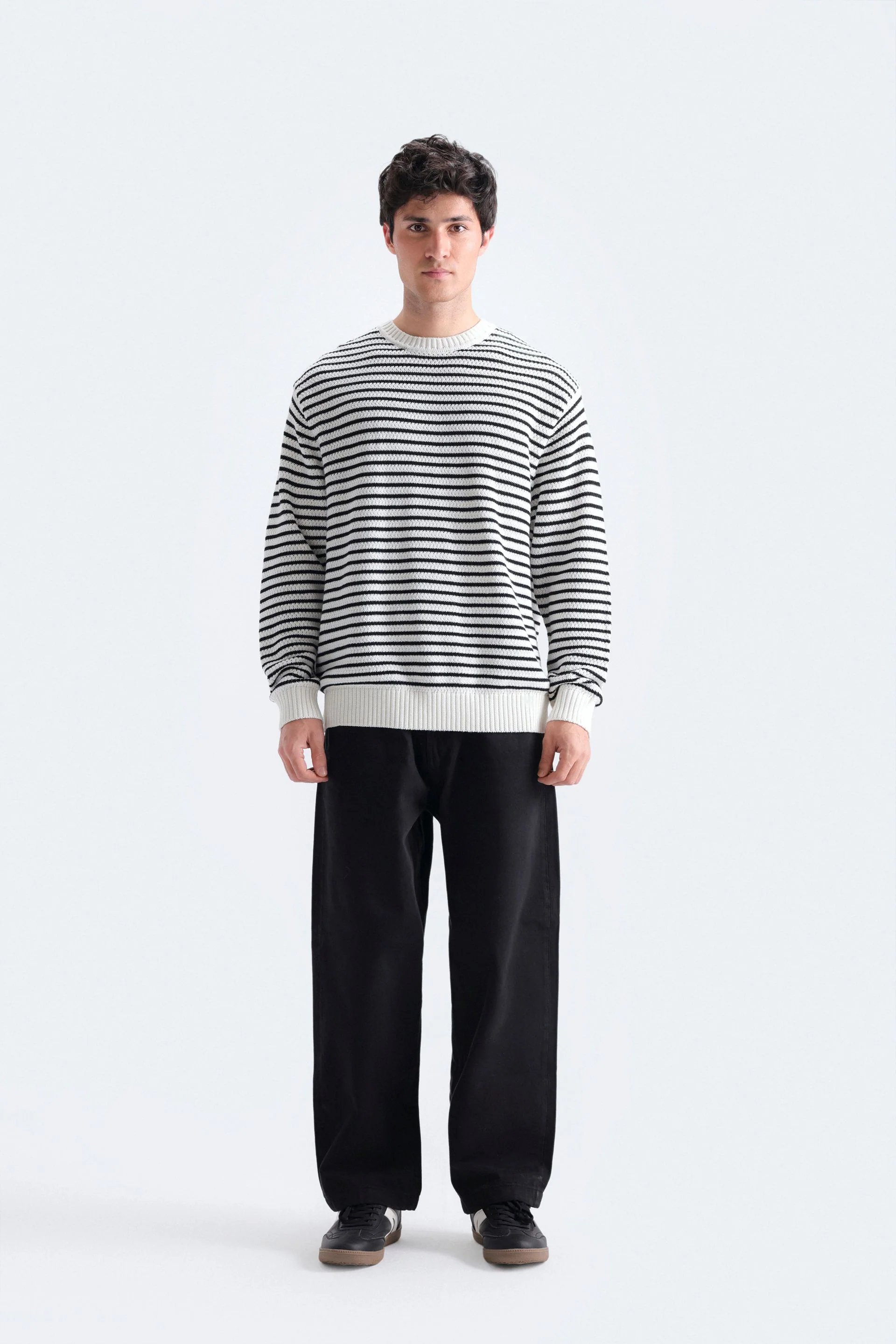 Striped Jacquard Sweater - Image 15