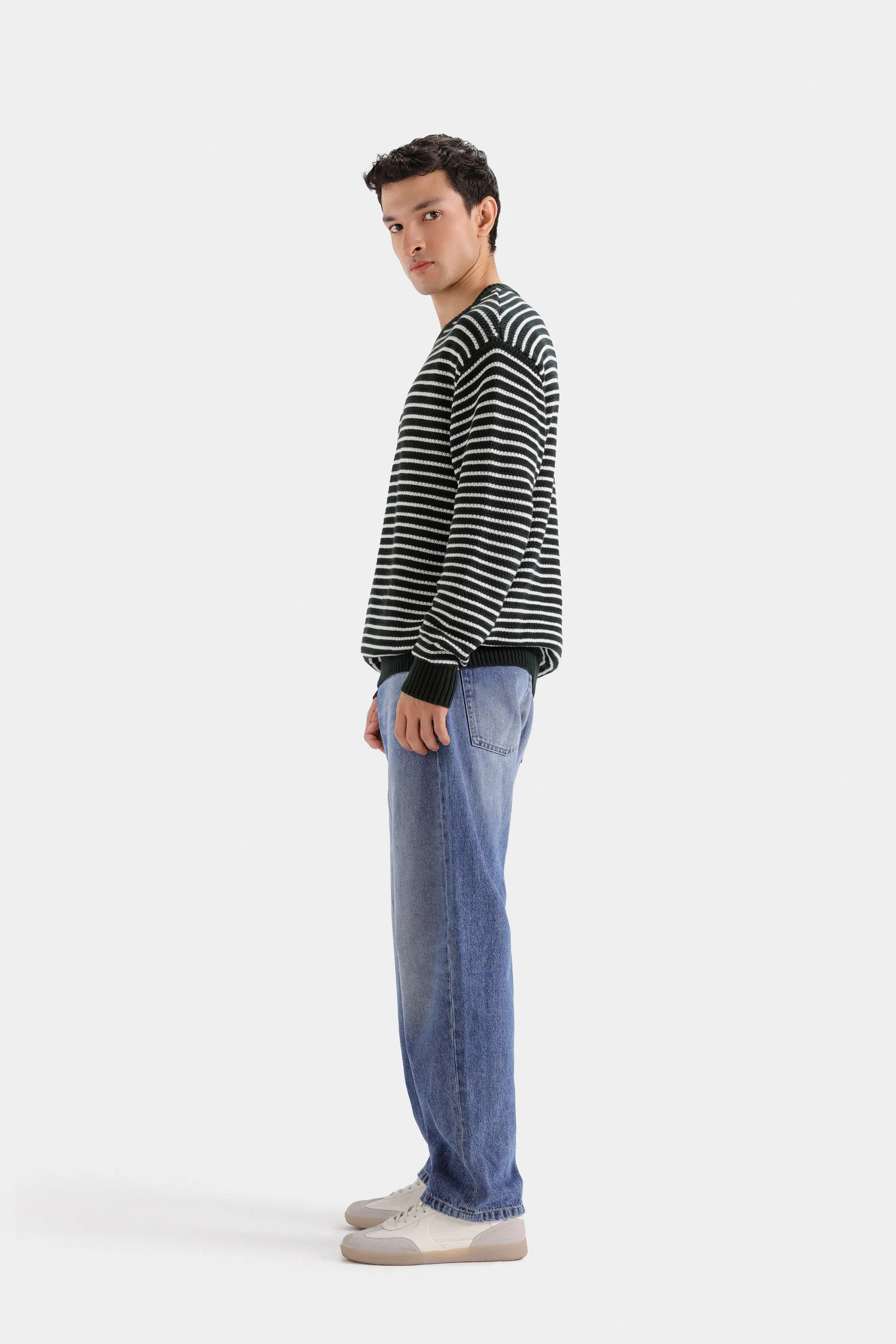 Striped Jacquard Sweater - Image 3