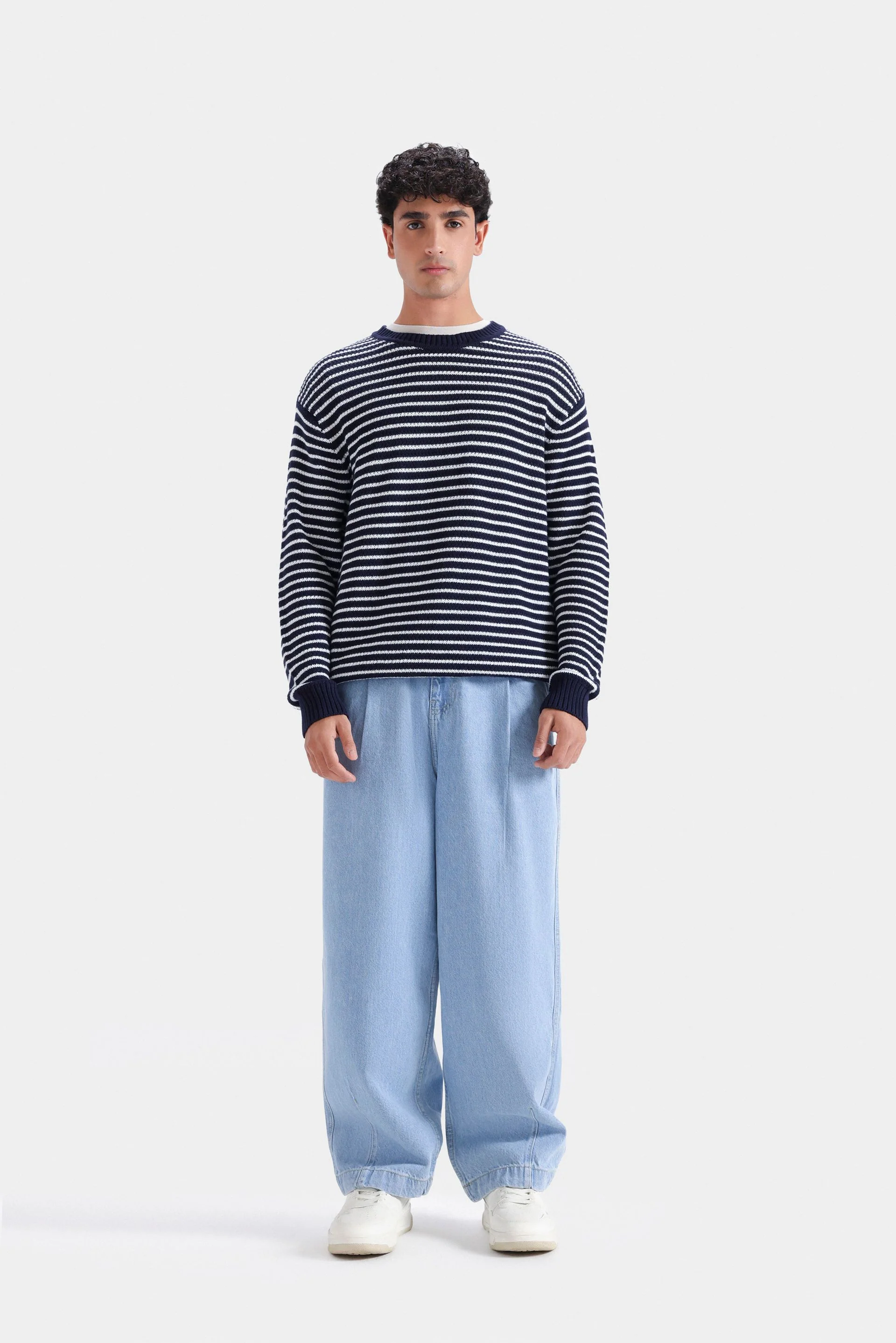 Striped Jacquard Sweater - Image 8
