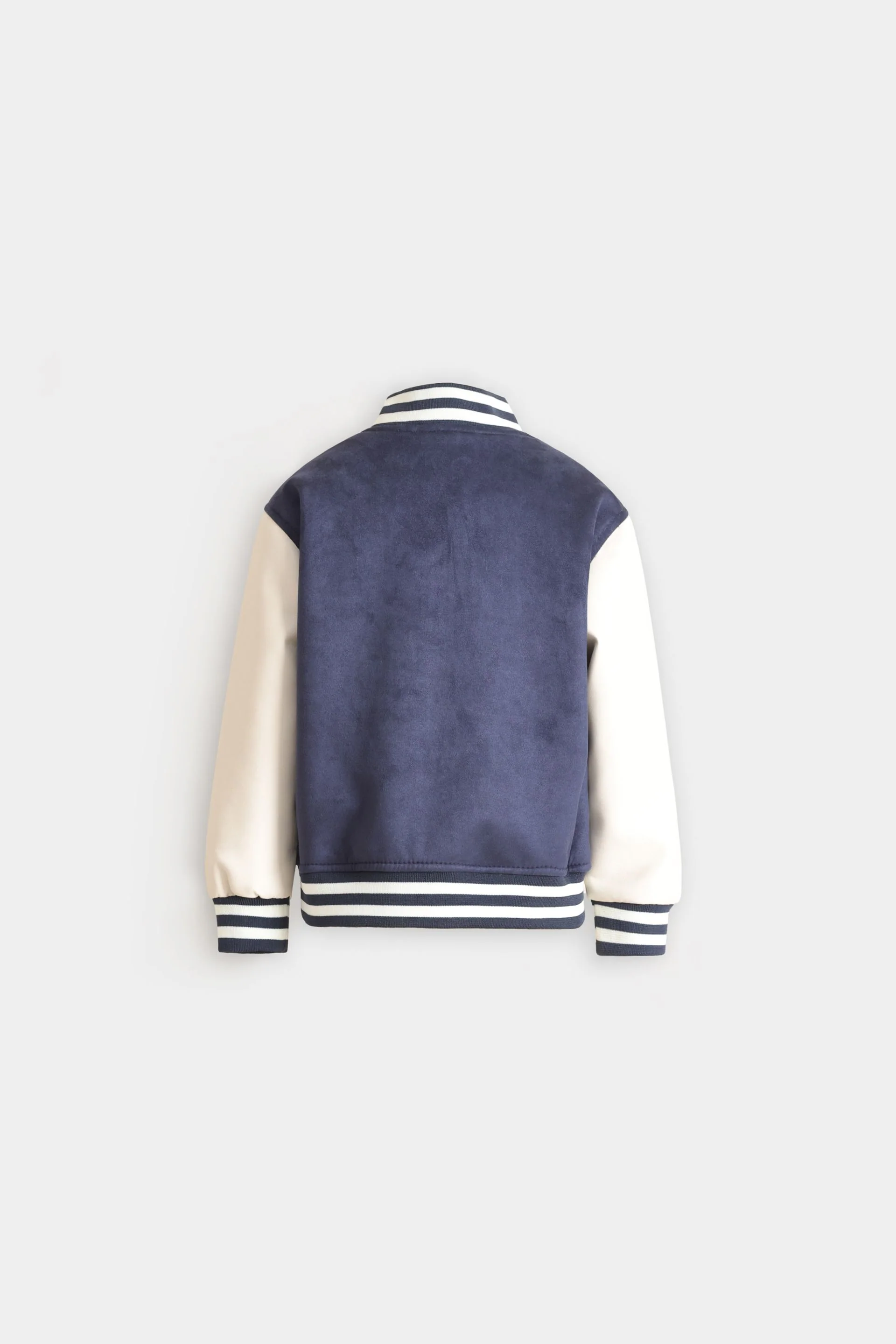 Suede Varsity Jacket - Image 9